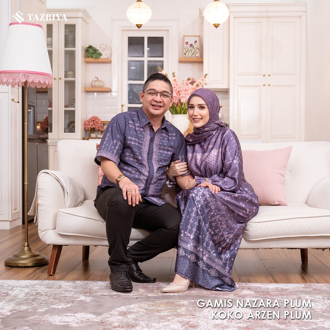EXCLUSIVE SARIMBIT TAZBIYA X ADELIA PASHA SERIES GELAP | Sarimbit Keluarga | Set Sarimbit Lebaran | Sarimbit Terbaru 2025 | GAMIS LEBARAN