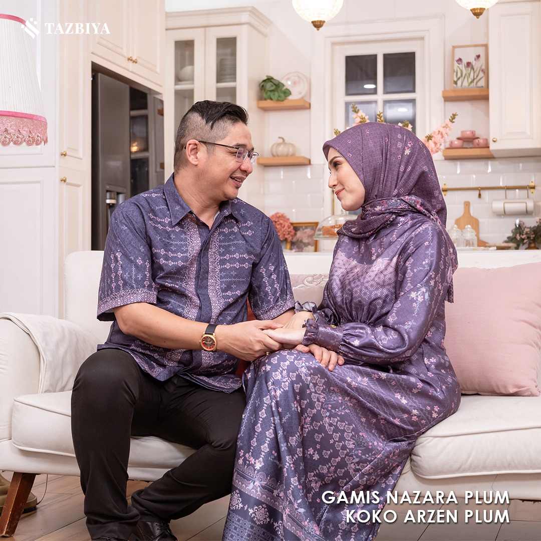 EXCLUSIVE SARIMBIT TAZBIYA X ADELIA PASHA SERIES GELAP | Sarimbit Keluarga | Set Sarimbit Lebaran | Sarimbit Terbaru 2025 | GAMIS LEBARAN