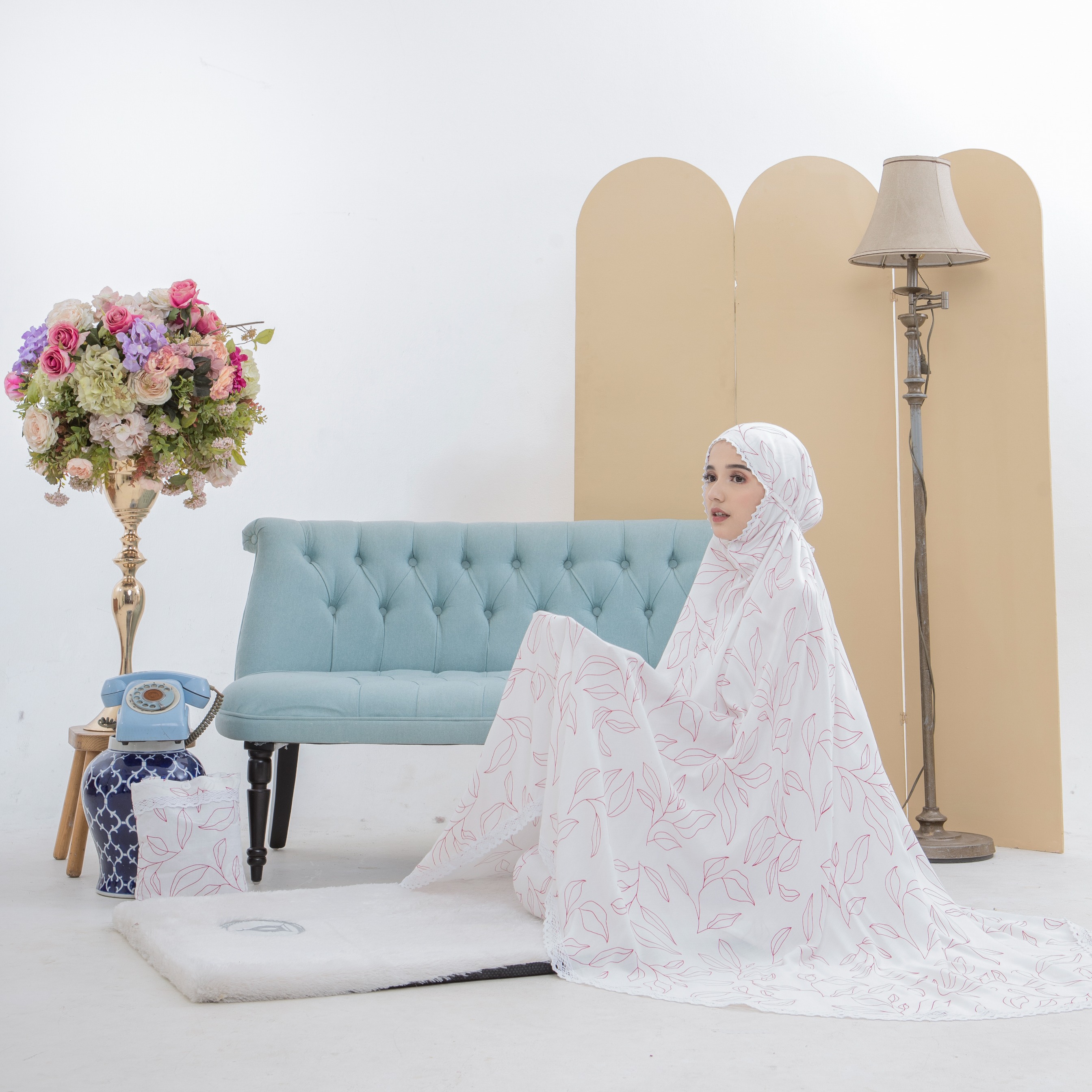 MUKENA TAZBIYA ALLOVER ESITA SERIES ALLSIZE