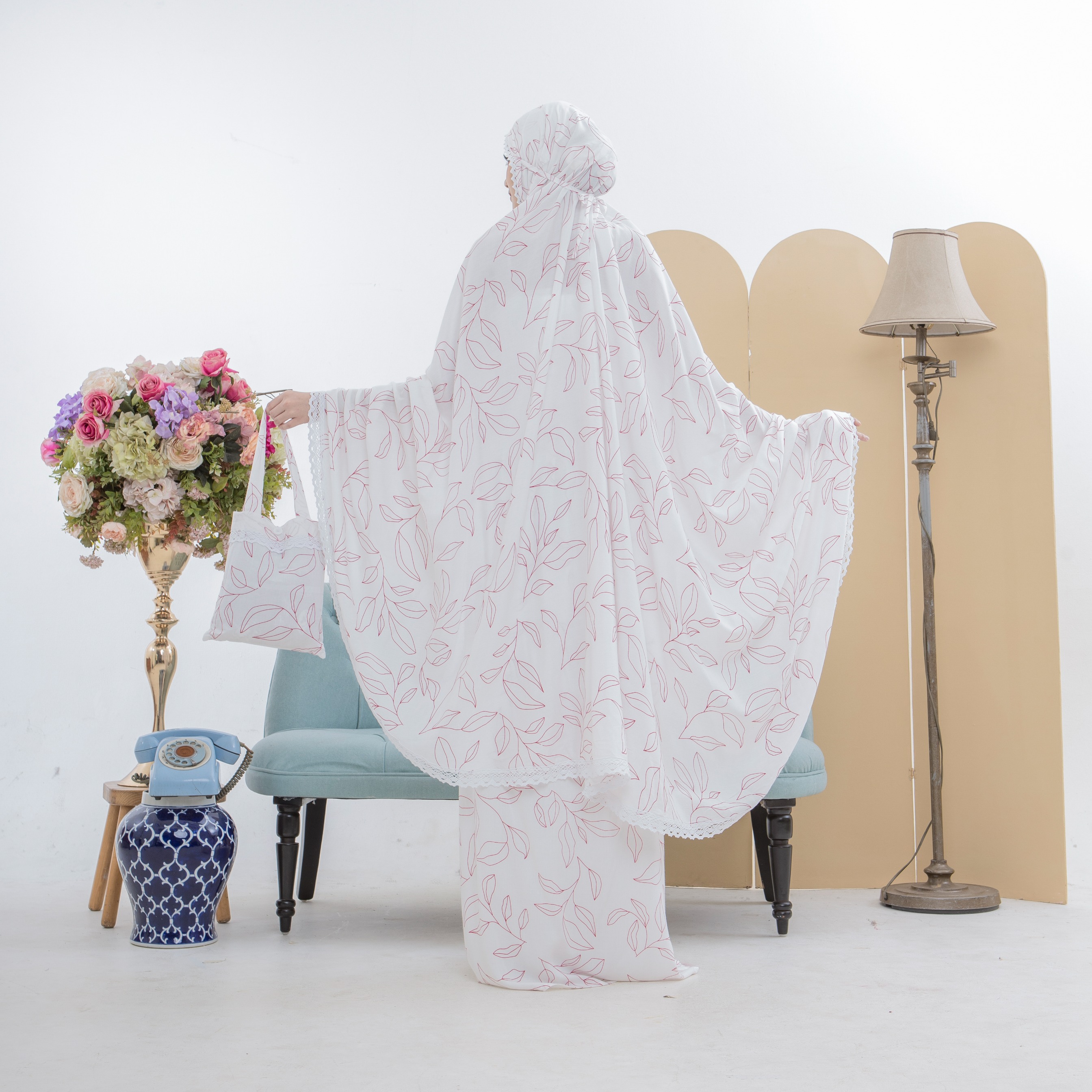 MUKENA TAZBIYA ALLOVER ESITA SERIES ALLSIZE