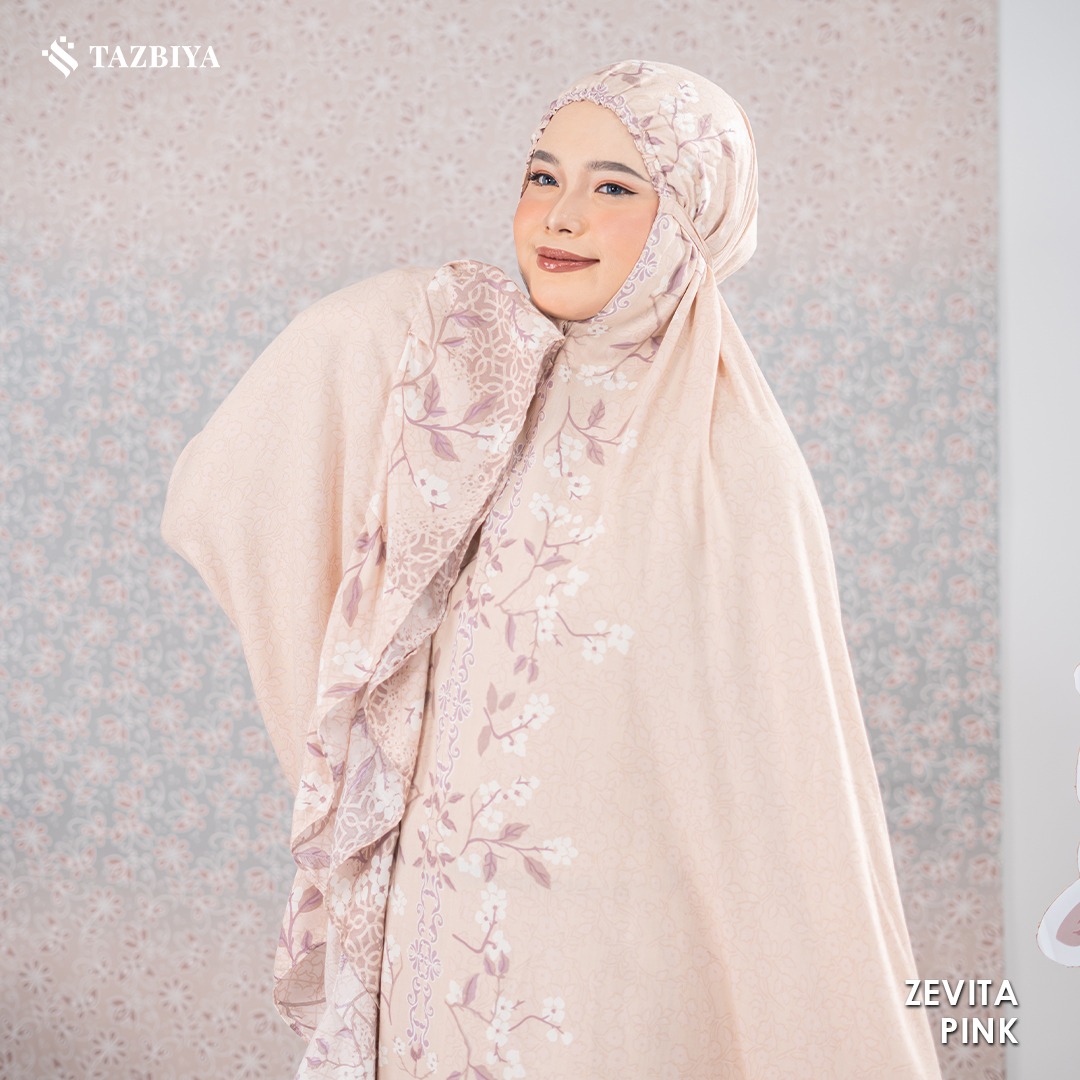 MUKENA TAZBIYA X KEMISO SAJADAH RAYON ZEVITA SERIES ALLSIZE