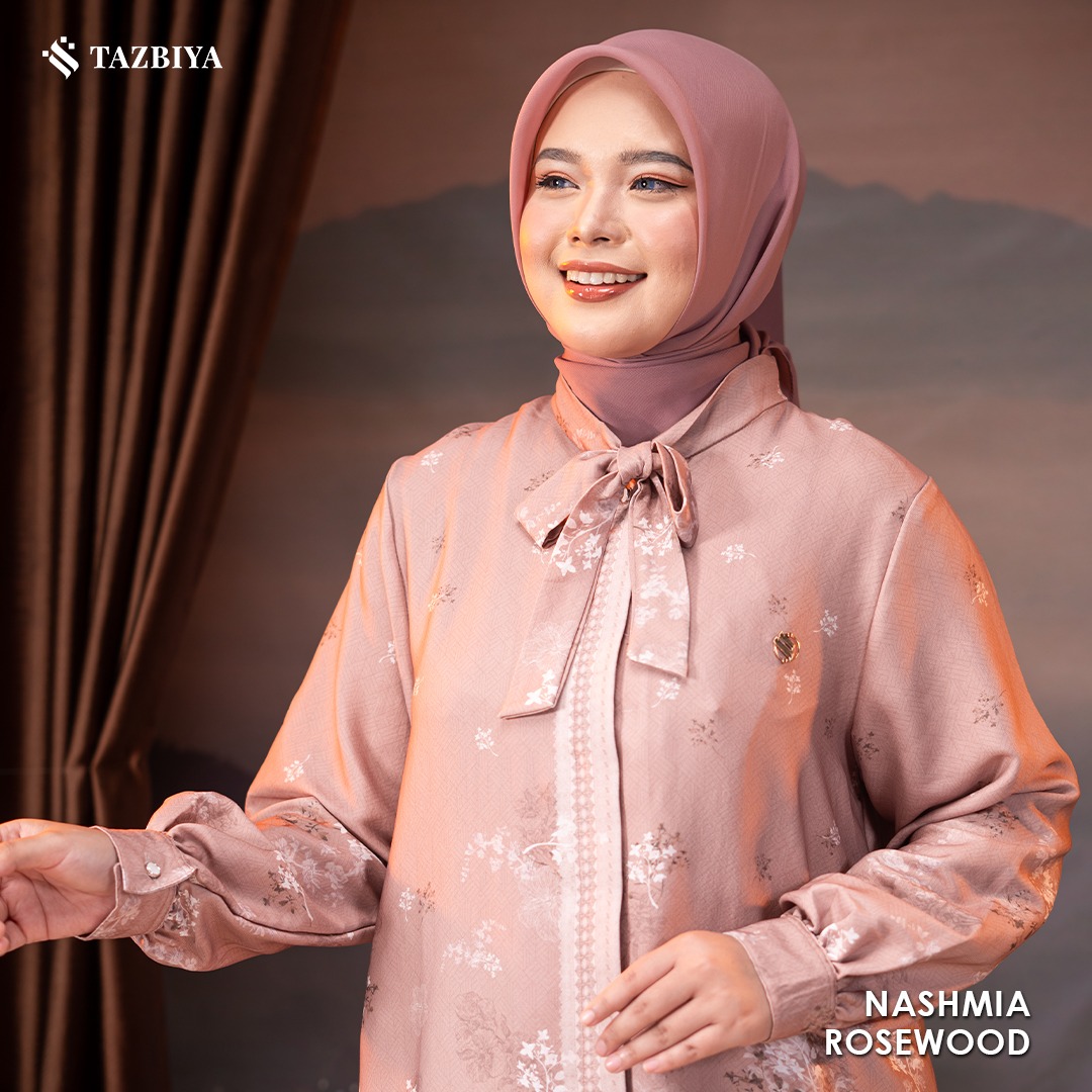 TAZBIYA MUSLIMWEAR TUNIK SHAKILA SPANDEX NASHMIA SERIES