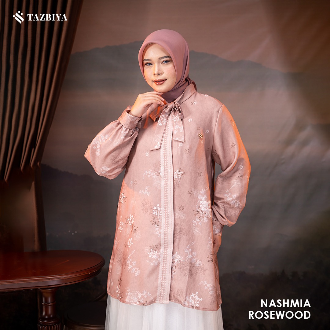 TAZBIYA MUSLIMWEAR TUNIK SHAKILA SPANDEX NASHMIA SERIES