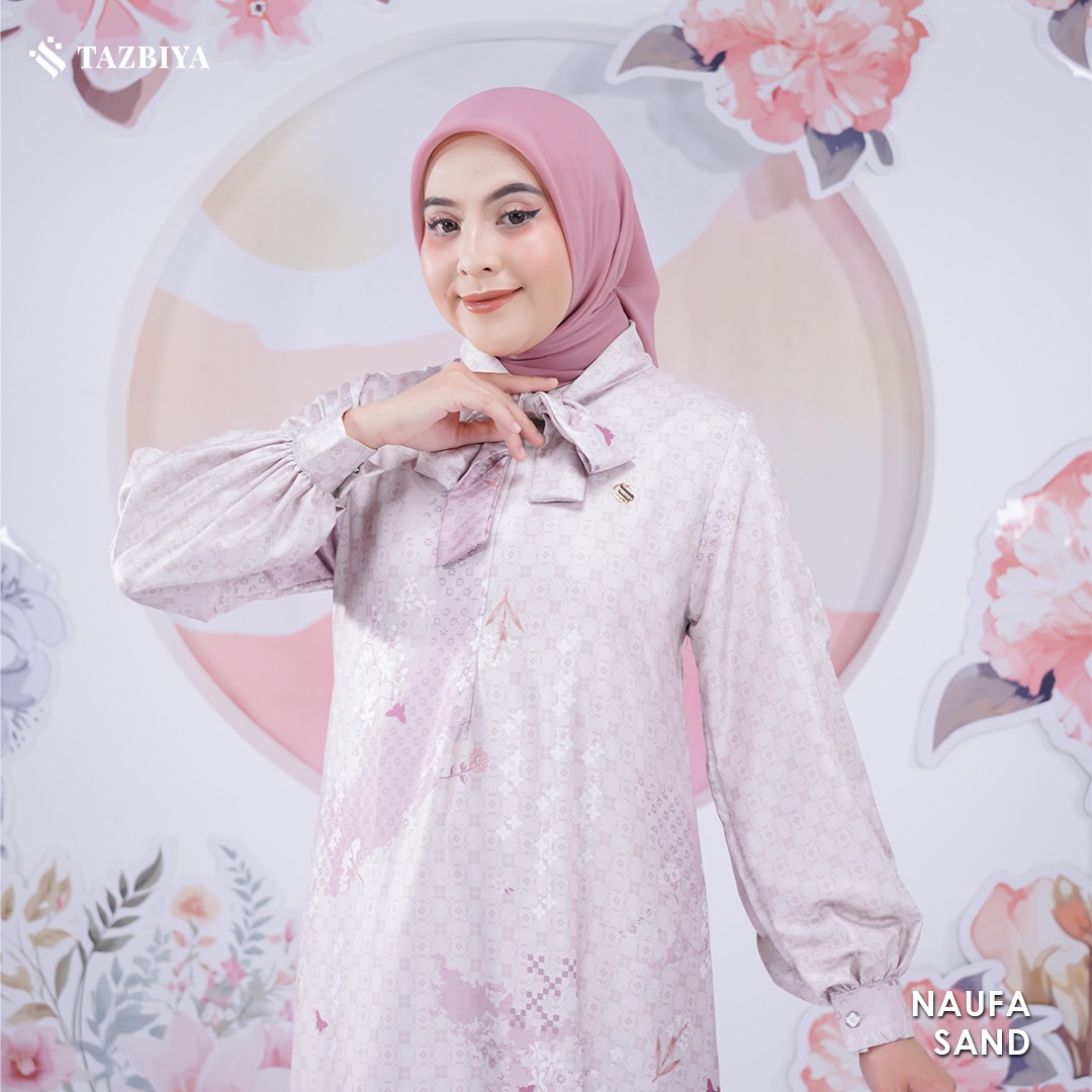 TAZBIYA MUSLIMWEAR GAMIS COTTON PREMIUM NAUFA SERIES