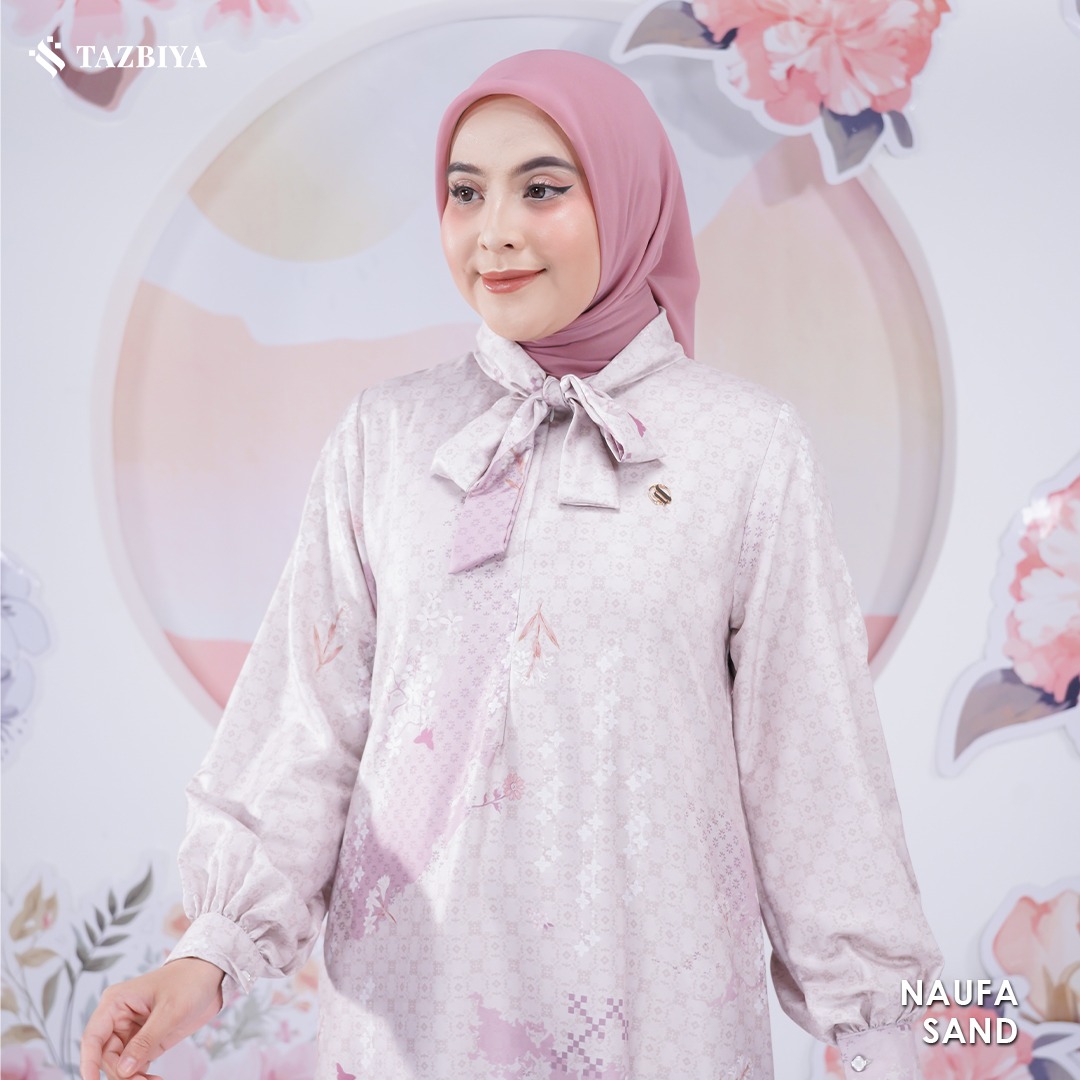 TAZBIYA MUSLIMWEAR GAMIS COTTON PREMIUM NAUFA SERIES