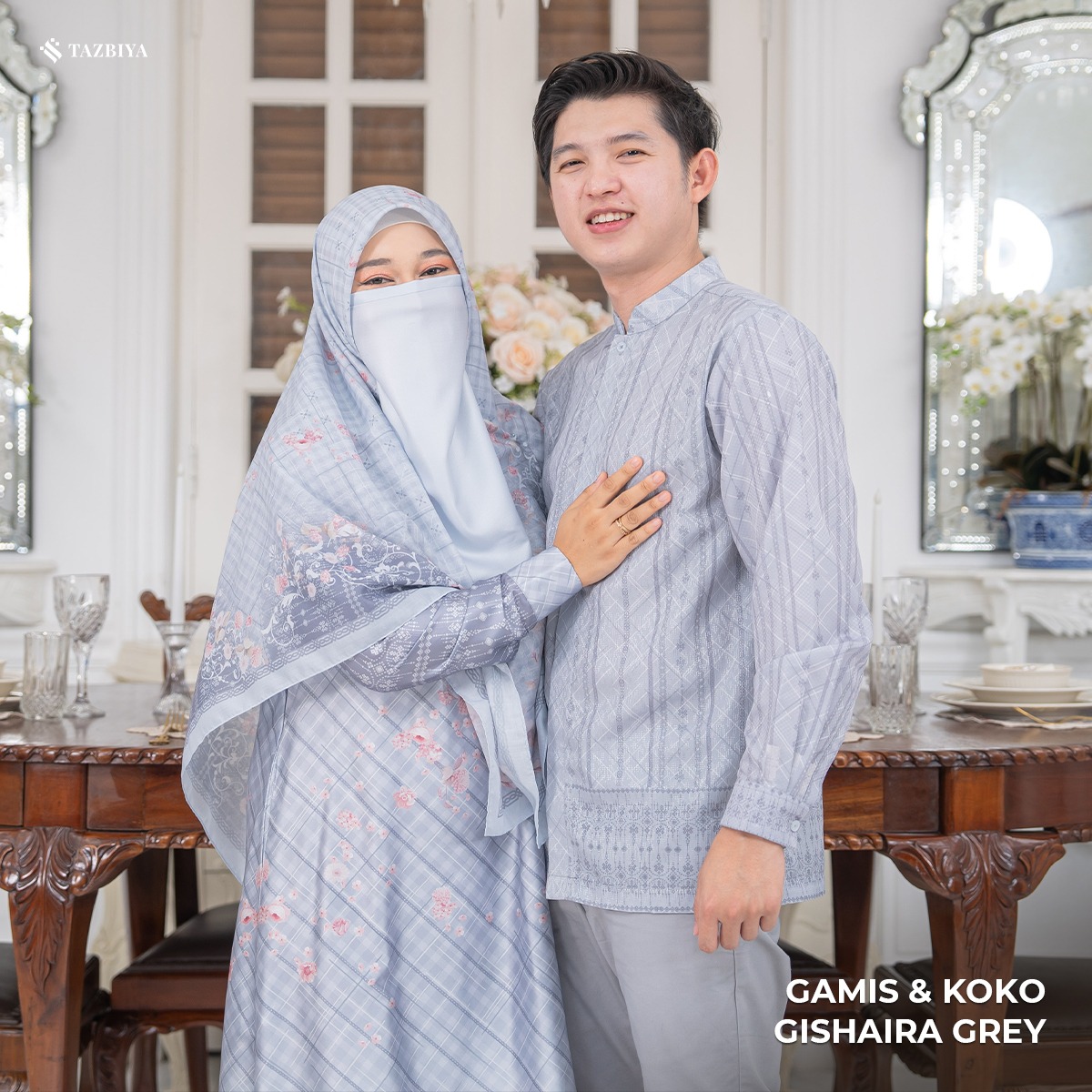 [PRE-ORDER] TAZBIYA SARIMBIT GISHAIRA SERIES | Baju Sarimbit Lebaran | Baju Sarimbit | Baju Sarimbit Keluarga | Sarimbit 2026
