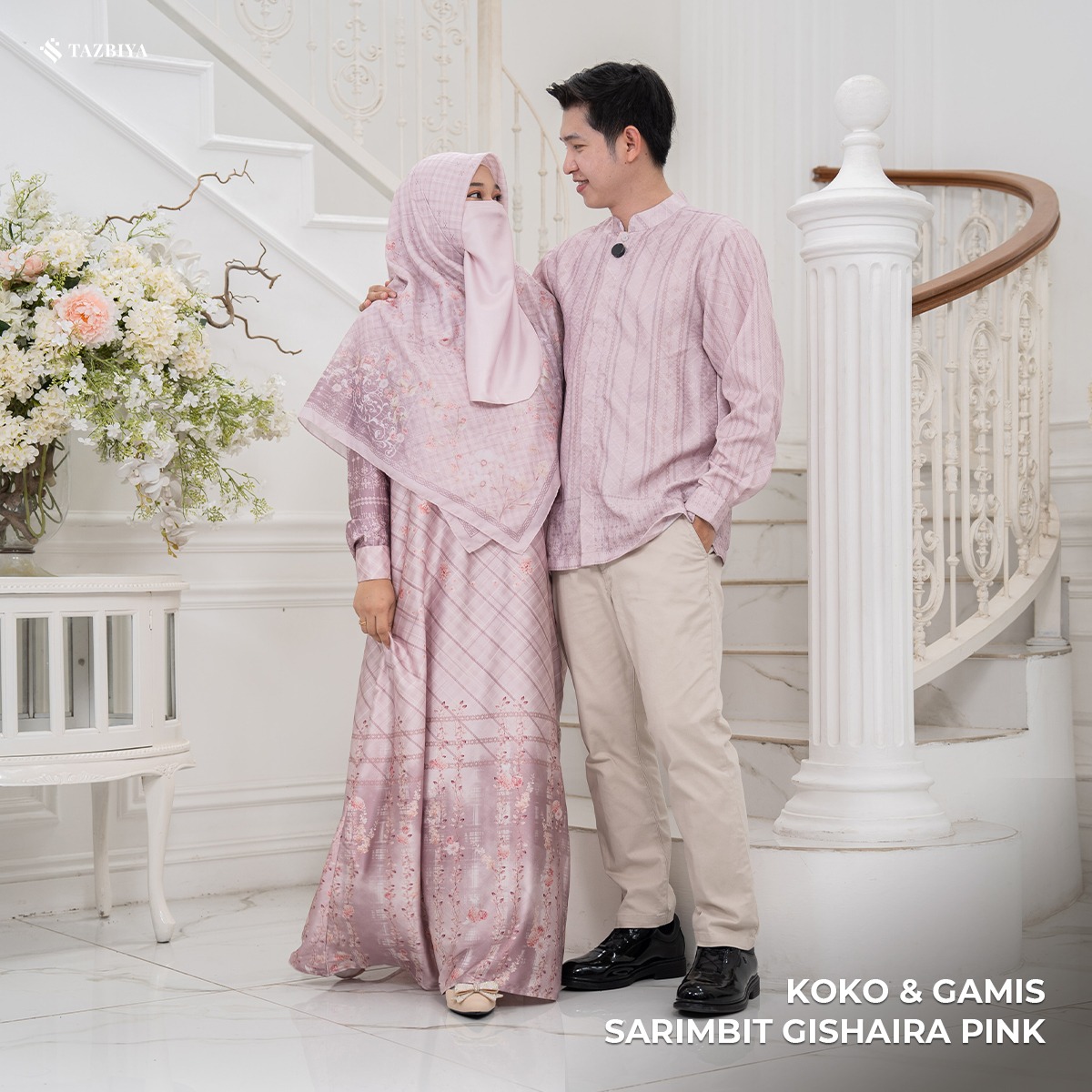[PRE-ORDER] TAZBIYA SARIMBIT GISHAIRA SERIES | Baju Sarimbit Lebaran | Baju Sarimbit | Baju Sarimbit Keluarga | Sarimbit 2026