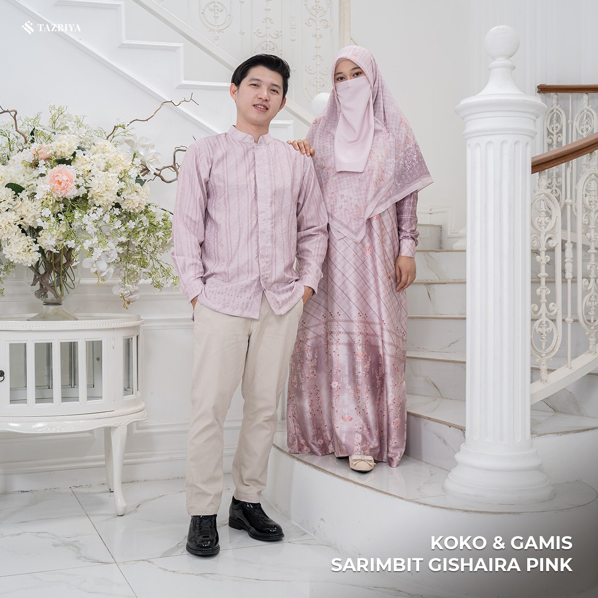 [PRE-ORDER] TAZBIYA SARIMBIT GISHAIRA SERIES | Baju Sarimbit Lebaran | Baju Sarimbit | Baju Sarimbit Keluarga | Sarimbit 2026