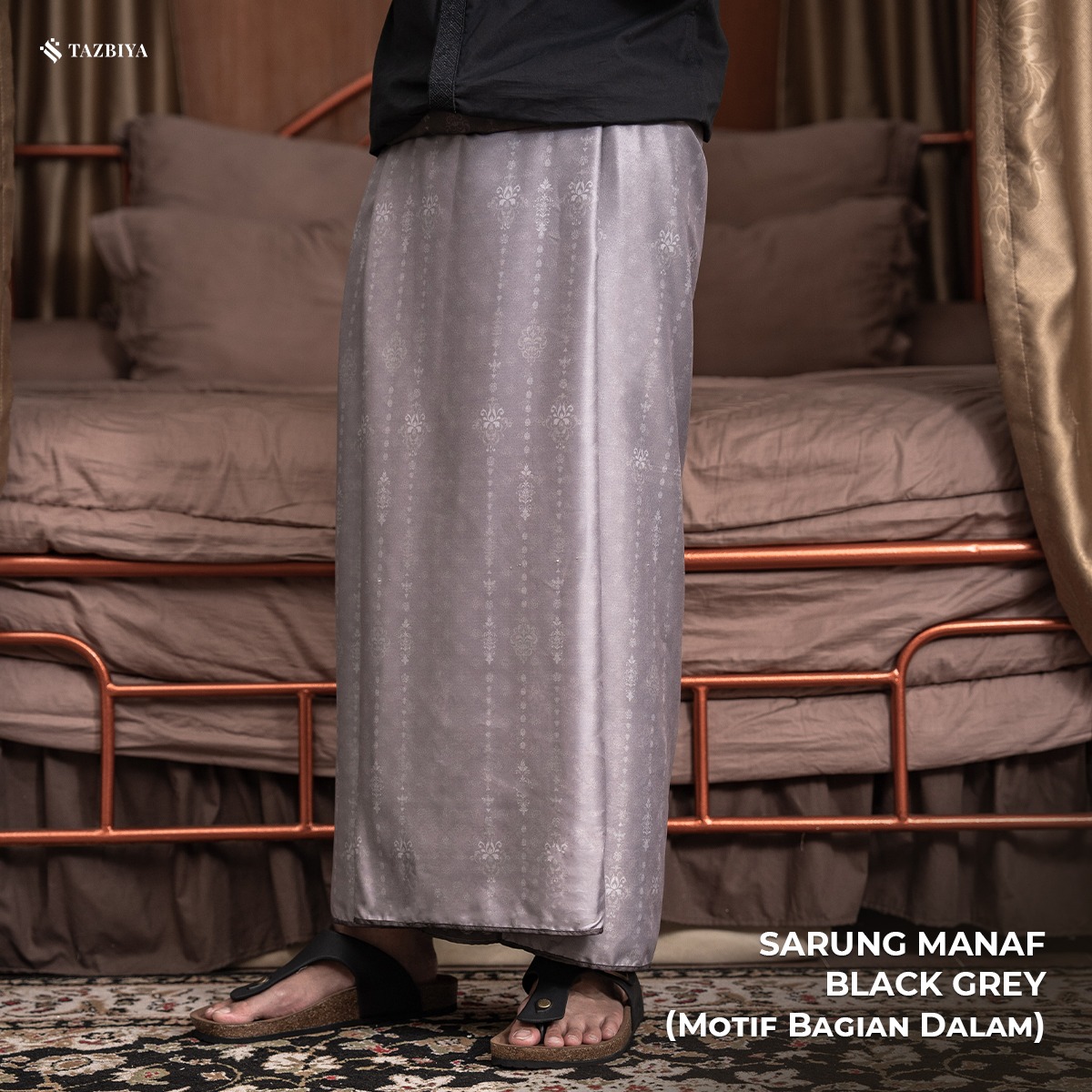 [NEW!] TAZBIYA PRAYER-SET SARUNG TWO-TONE MANAF SERIES | SARUNG LAKI LAKI DEWASA MOTIF