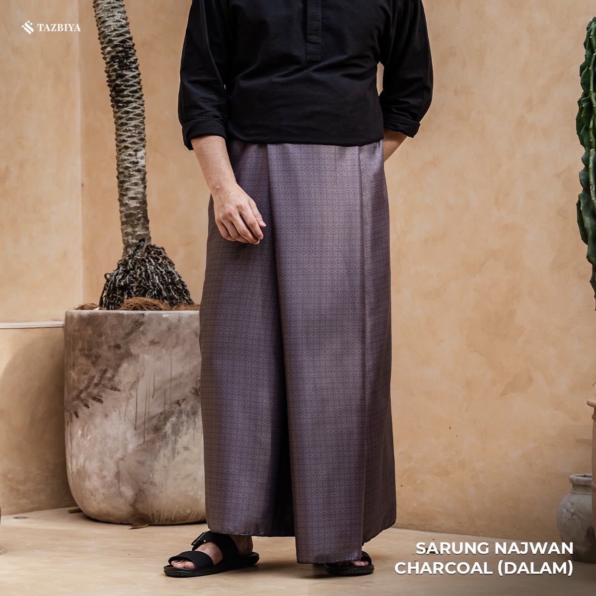 [NEW!] TAZBIYA PRAYER-SET SARUNG TWO-TONE NAJWAN SERIES | SARUNG LAKI LAKI DEWASA MOTIF