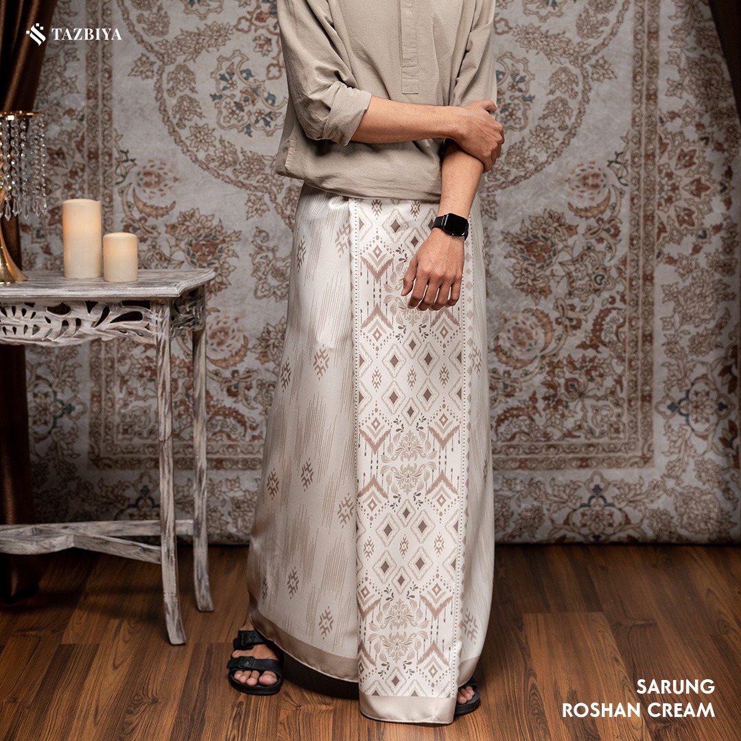 [NEW!] TAZBIYA PRAYER-SET SARUNG ROSHAN SERIES I SARUNG LAKI LAKI DEWASA MOTIF