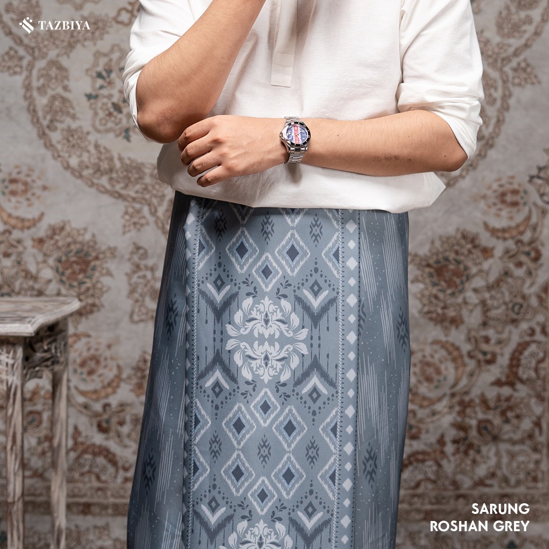 [NEW!] TAZBIYA PRAYER-SET SARUNG ROSHAN SERIES I SARUNG LAKI LAKI DEWASA MOTIF
