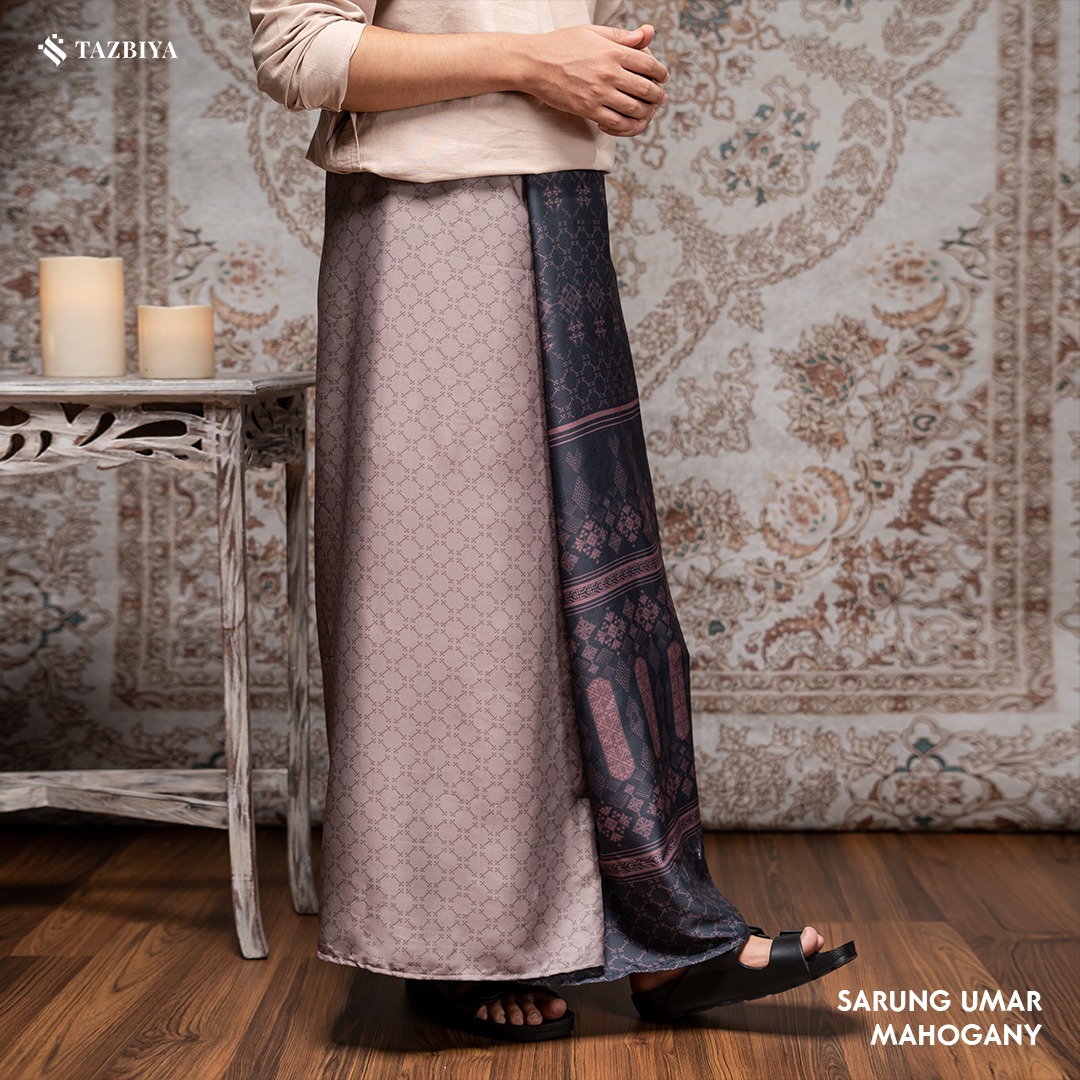 TAZBIYA PRAYER-SET SARUNG UMAR SERIES I SARUNG LAKI LAKI DEWASA MOTIF