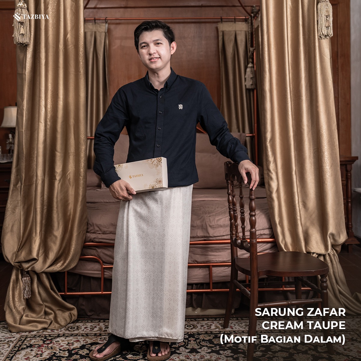 [NEW!] TAZBIYA PRAYER-SET SARUNG TWO-TONE ZAFAR SERIES | SARUNG LAKI LAKI DEWASA MOTIF