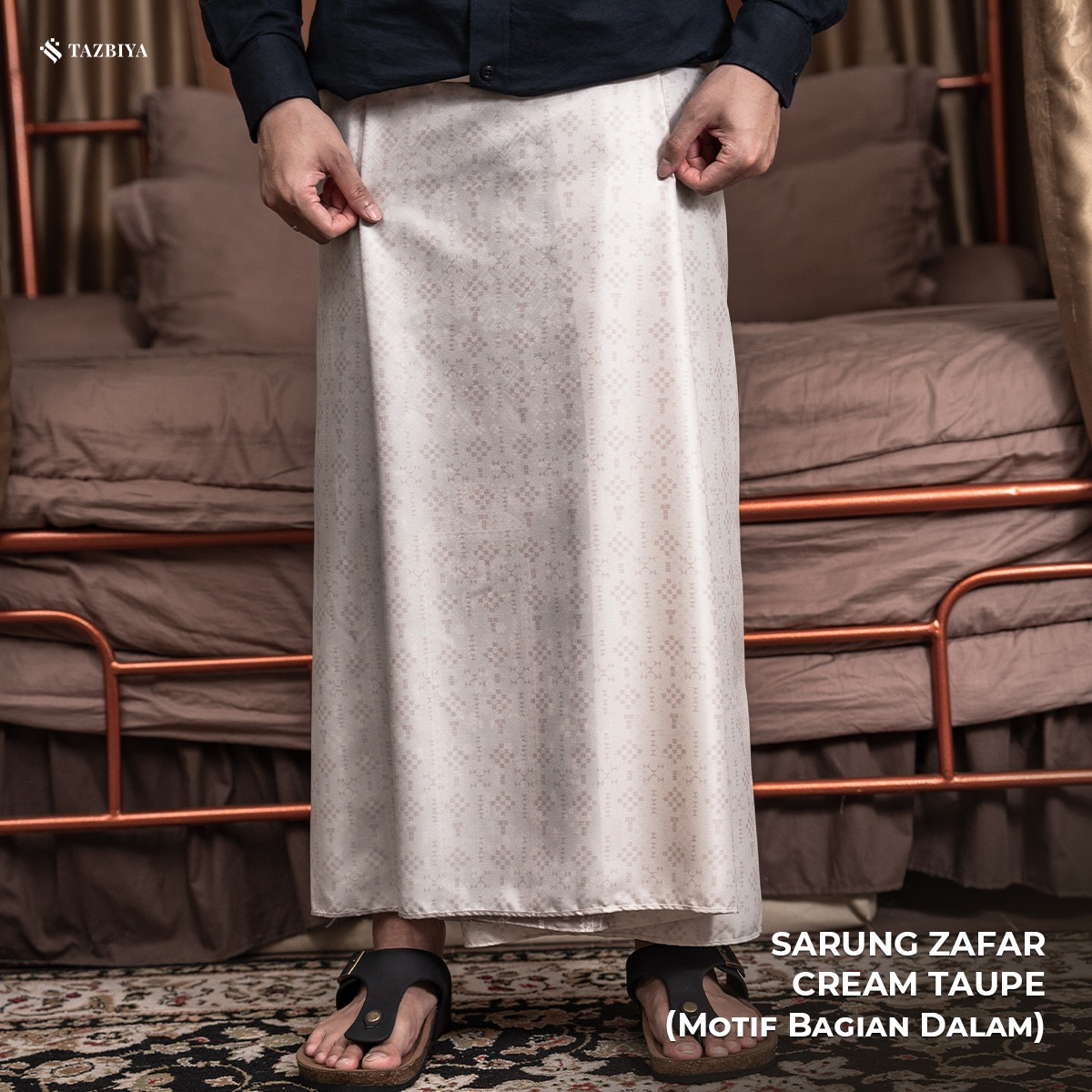 [NEW!] TAZBIYA PRAYER-SET SARUNG TWO-TONE ZAFAR SERIES | SARUNG LAKI LAKI DEWASA MOTIF