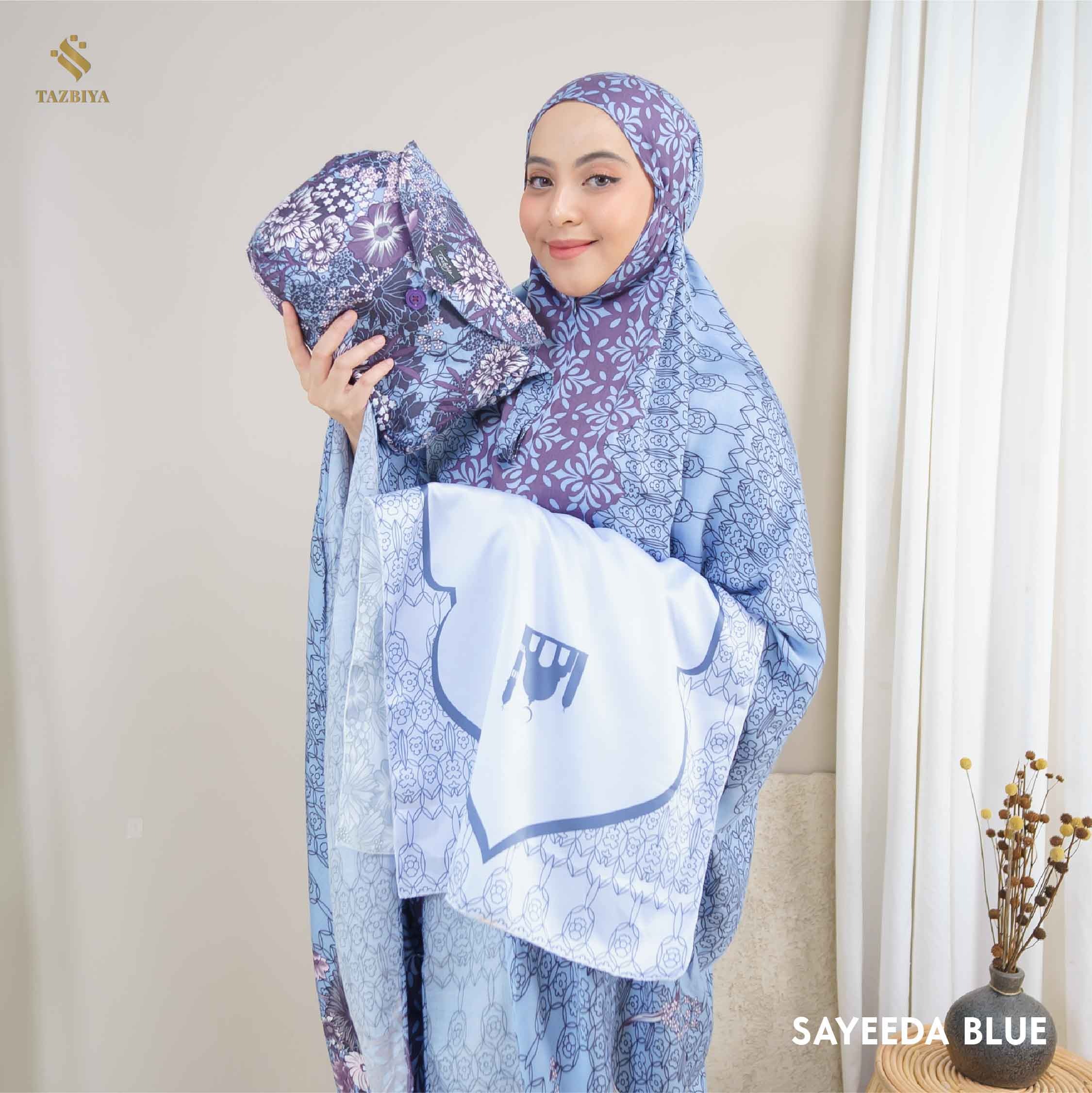 MUKENA SAJADAH TAZBIYA PREMIUM 2IN1 SAYEEDA ALLSIZE