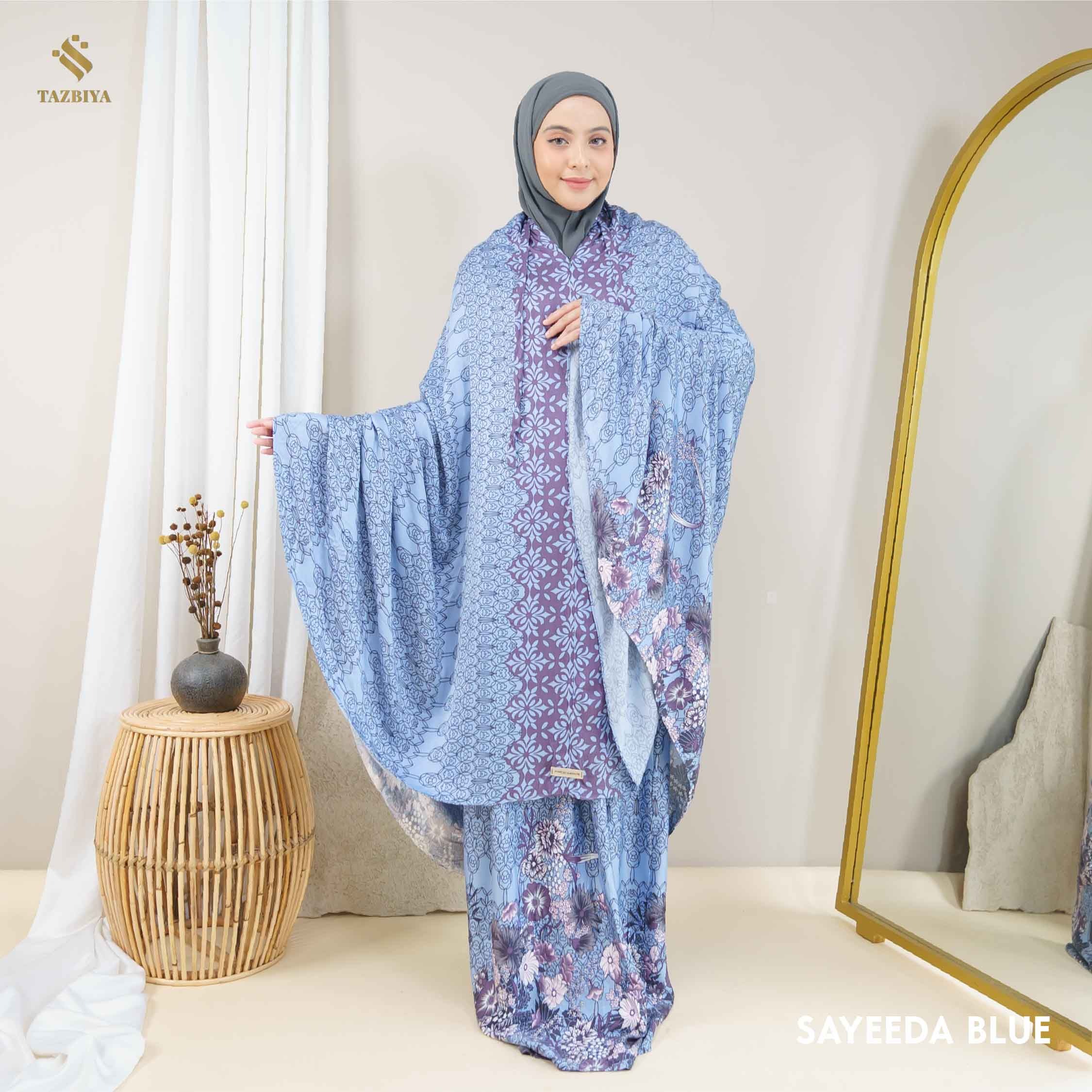 MUKENA SAJADAH TAZBIYA PREMIUM 2IN1 SAYEEDA ALLSIZE