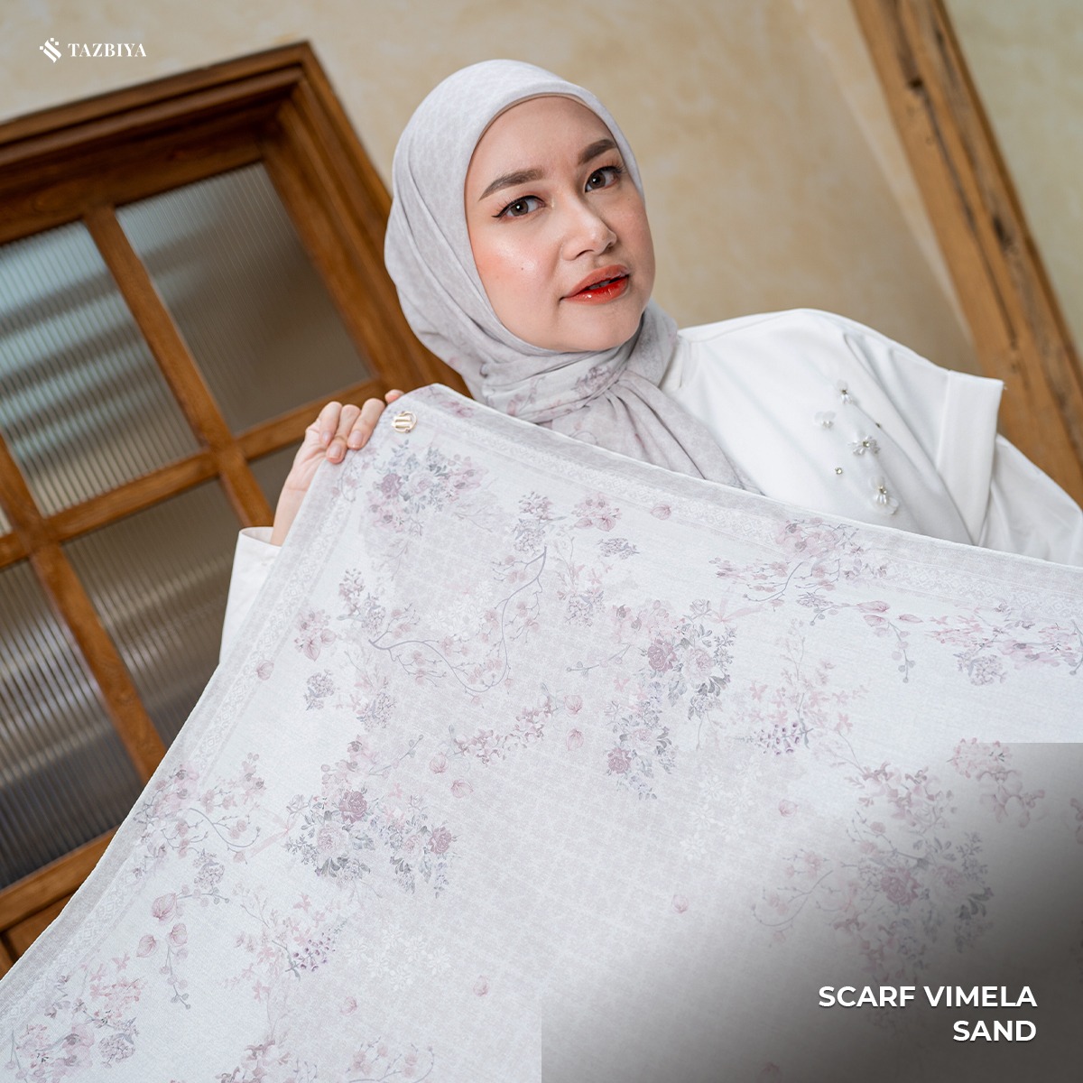 [HANYA 25K] SCARF TAZBIYA PREMIUM POLOS - MOTIF LAST STOCK I LAST CHANCE TO BUY (MOTIF RANDOM)