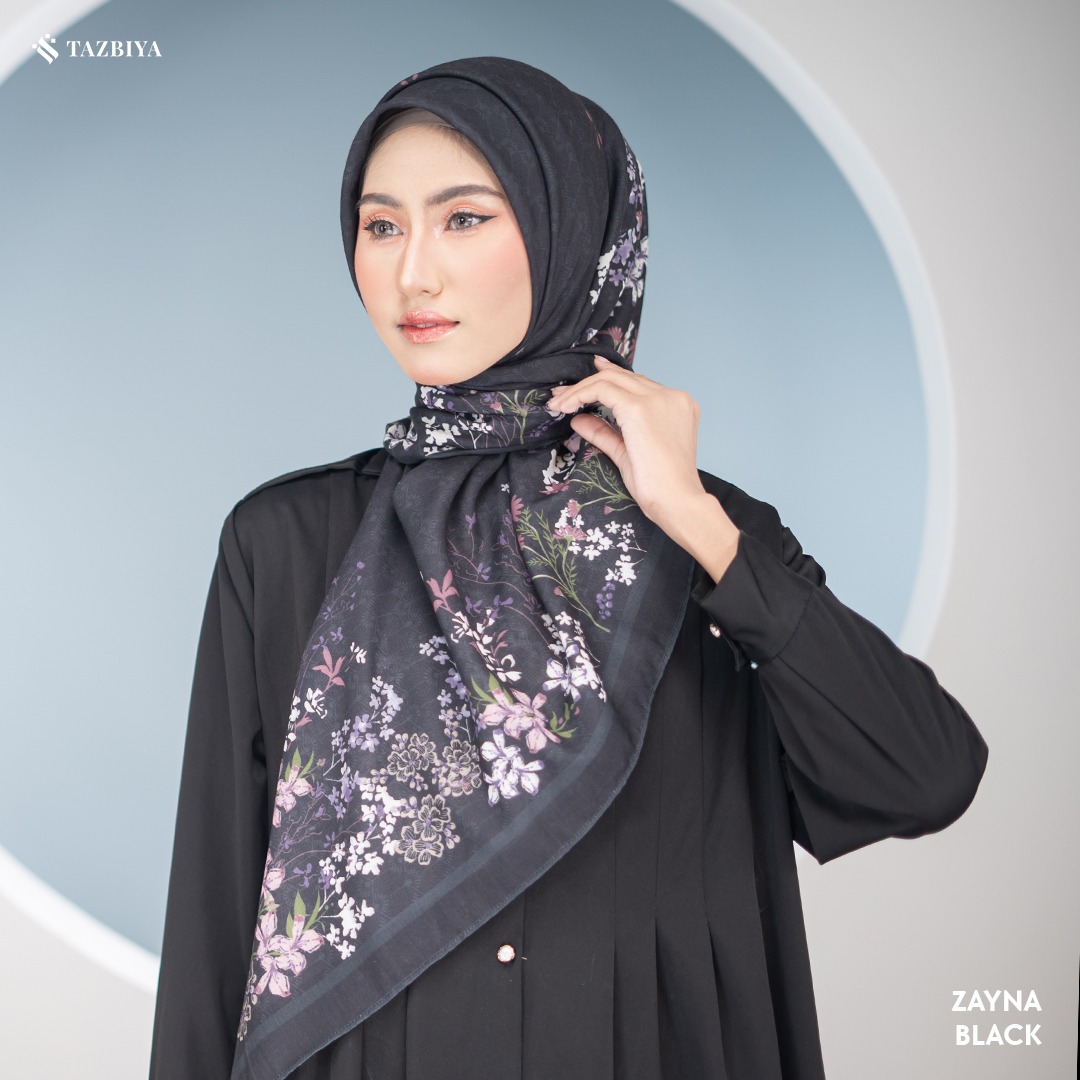 [HANYA 25K] SCARF TAZBIYA PREMIUM POLOS - MOTIF LAST STOCK I LAST CHANCE TO BUY (MOTIF RANDOM)