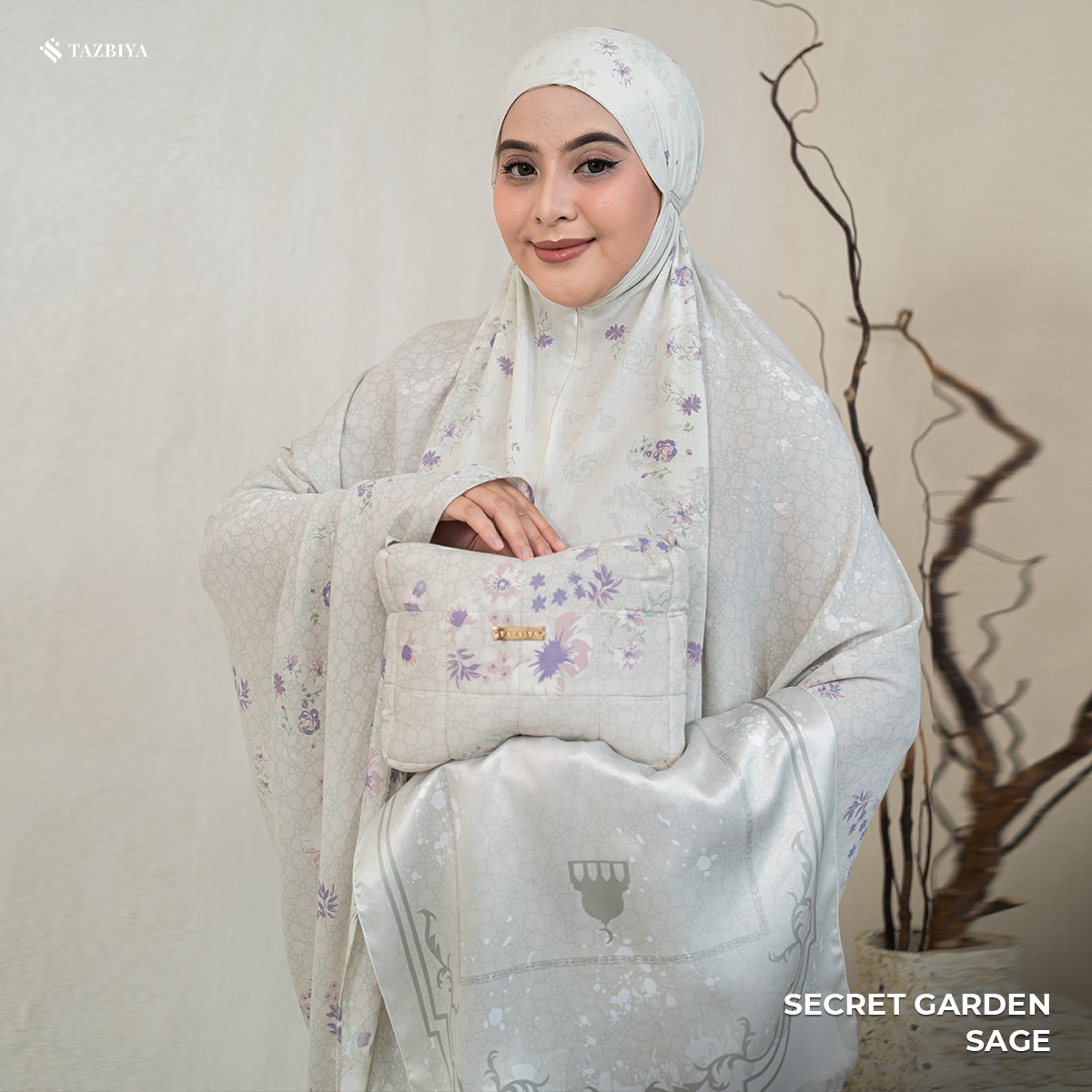 MUKENA TAZBIYA SECRET GARDEN I MUKENA RAYON PREMIUM DEWASA