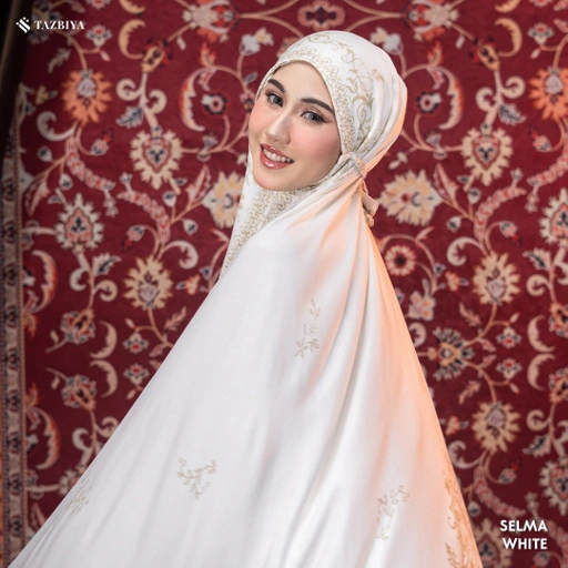 Image of TAZBIYA MUKENA RAYON SATIN PREMIUM SELMA SERIES