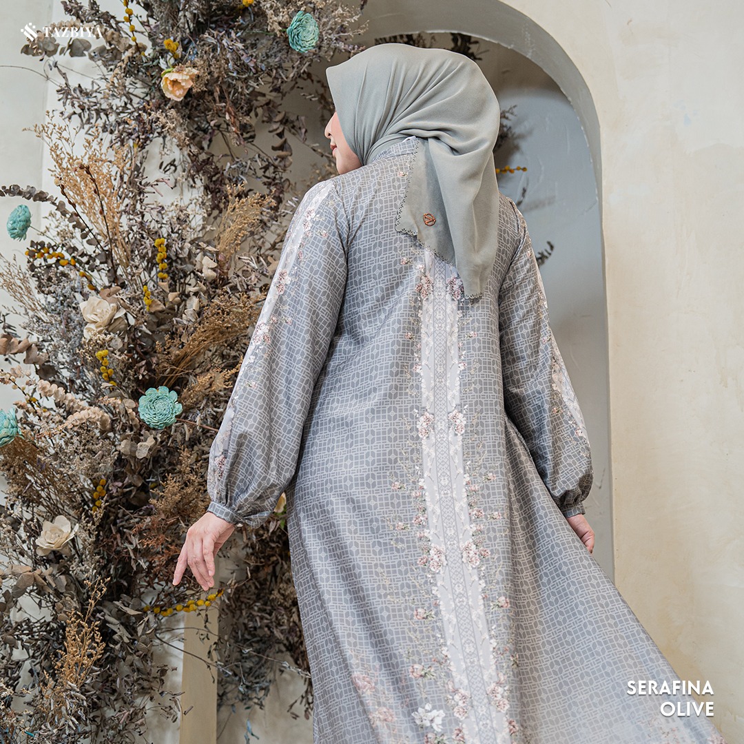 TAZBIYA MUSLIMWEAR GAMIS RAYON PREMIUM SERAFINA SERIES