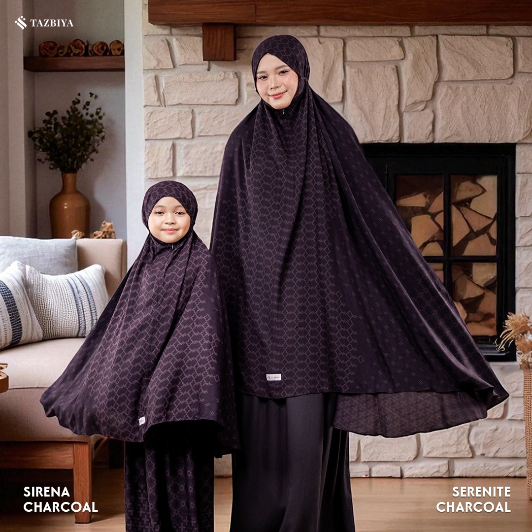 TAZBIYA KOLEKSI MUKENA COUPLE SET IBU - ANAK SERIES I TAS POUCH