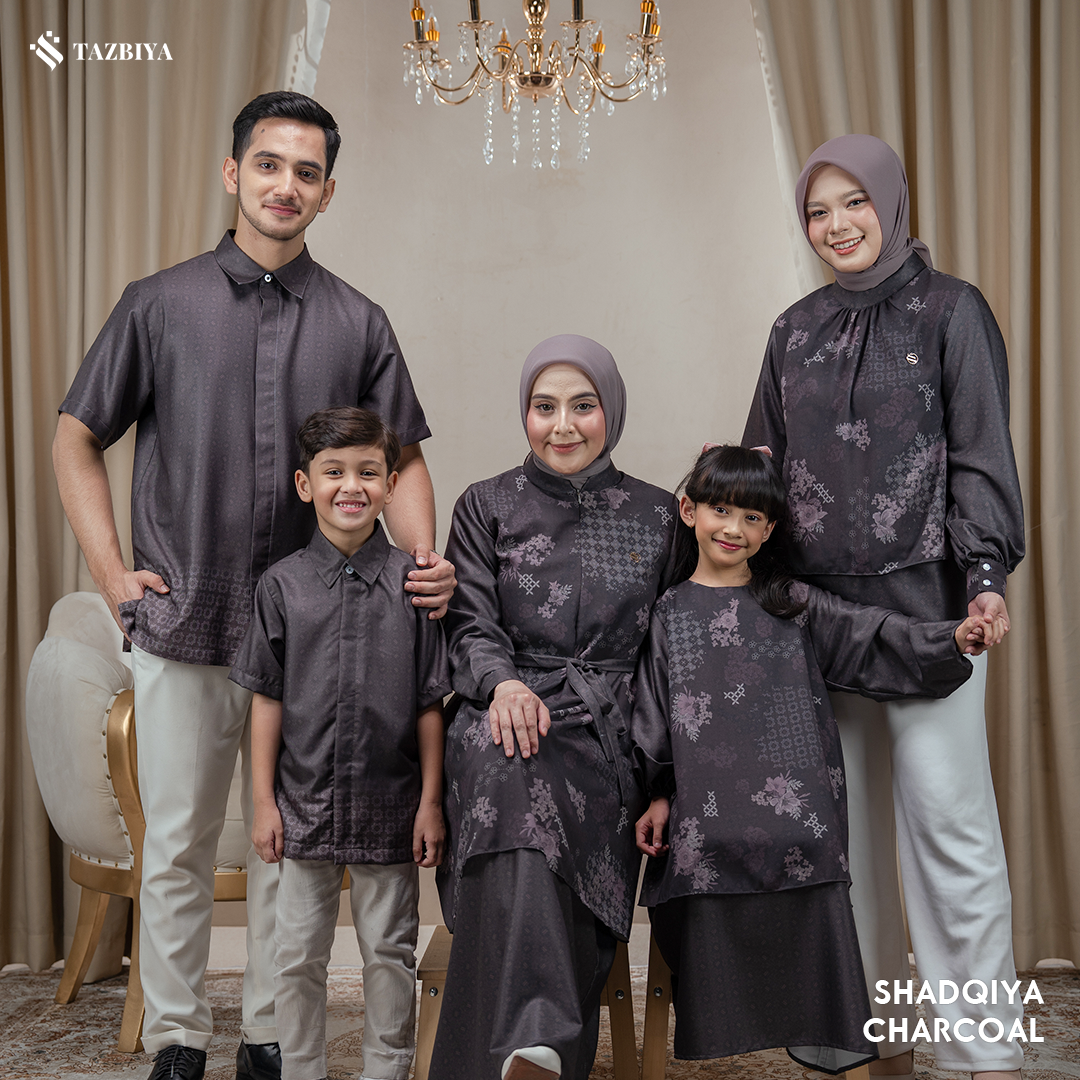 TAZBIYA SARIMBIT SHADQIYA SERIES | Baju Sarimbit Lebaran | Baju Sarimbit | Baju Sarimbit Keluarga | Sarimbit 2025 (1)