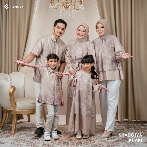 Image of TAZBIYA SARIMBIT SHADQIYA SERIES | Baju Sarimbit Lebaran | Baju Sarimbit | Baju Sarimbit Keluarga | Sarimbit 2025 (1)