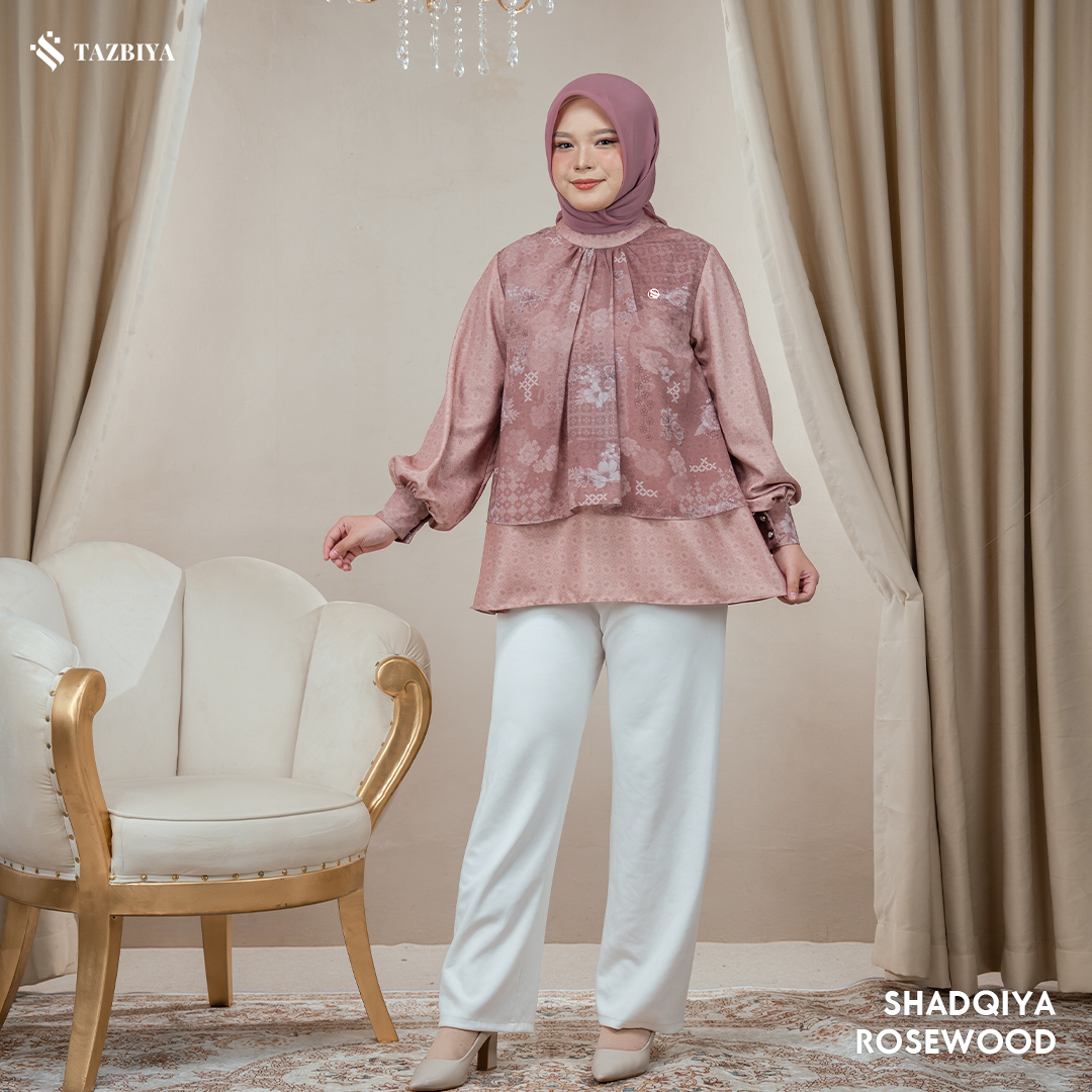 TAZBIYA BLOUSE SHADQIYA SERIES | BLOUSE PREMIUM | ATASAN WANITA