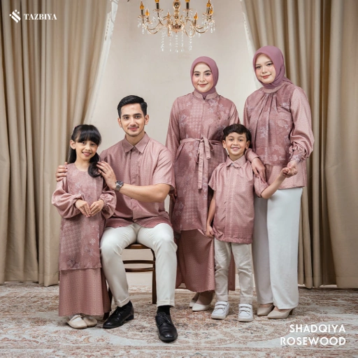 Image of TAZBIYA SARIMBIT SHADQIYA SERIES | Baju Sarimbit Lebaran | Baju Sarimbit | Baju Sarimbit Keluarga | Sarimbit 2025 (1)