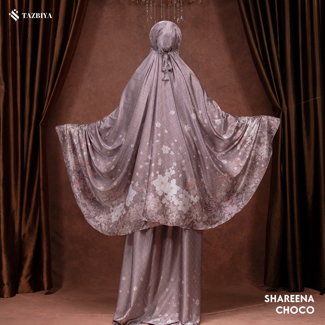 TAZBIYA MUKENA SILK PREMIUM SHAREENA SERIES ALLSIZE
