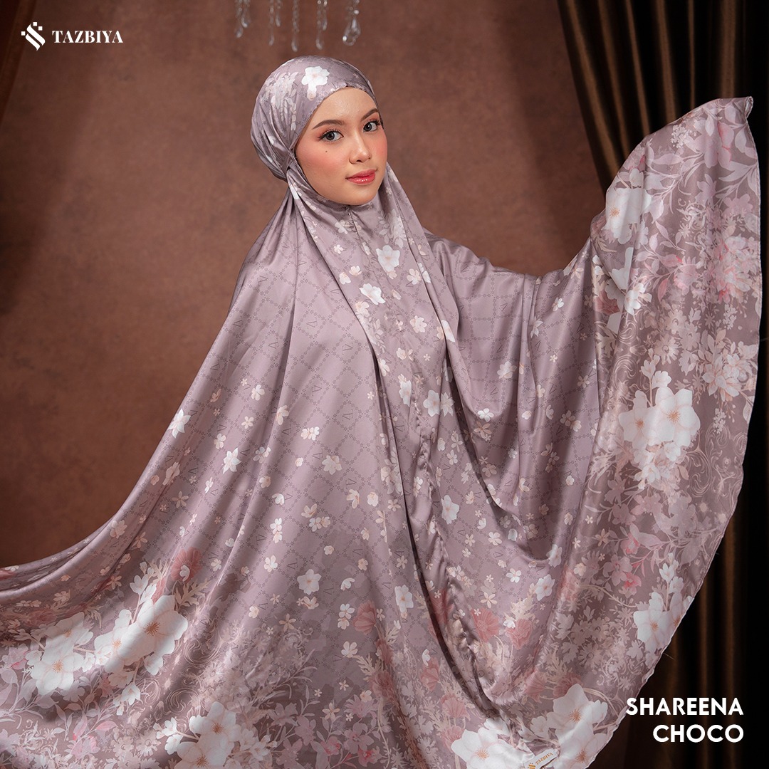 TAZBIYA MUKENA SILK PREMIUM SHAREENA SERIES ALLSIZE