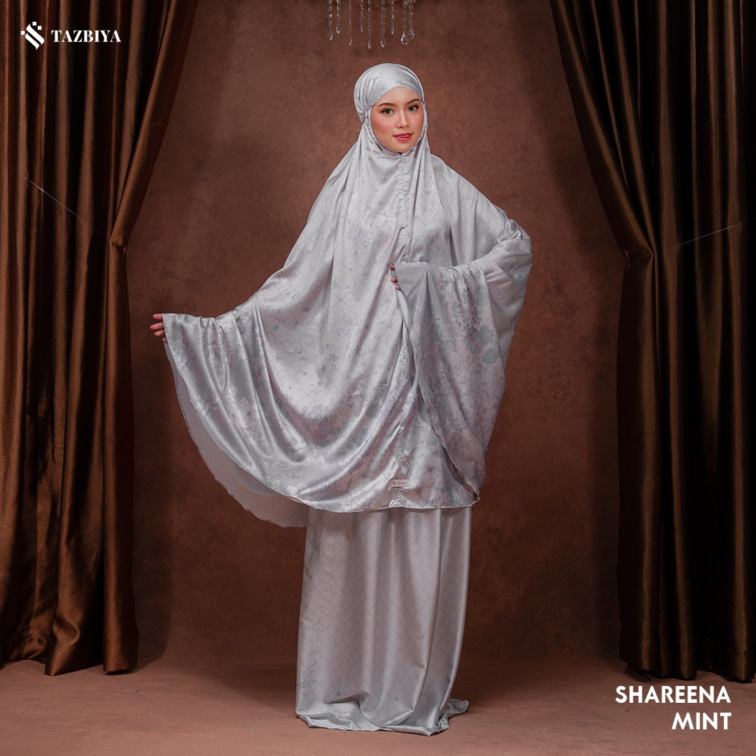 TAZBIYA MUKENA SILK PREMIUM SHAREENA SERIES ALLSIZE