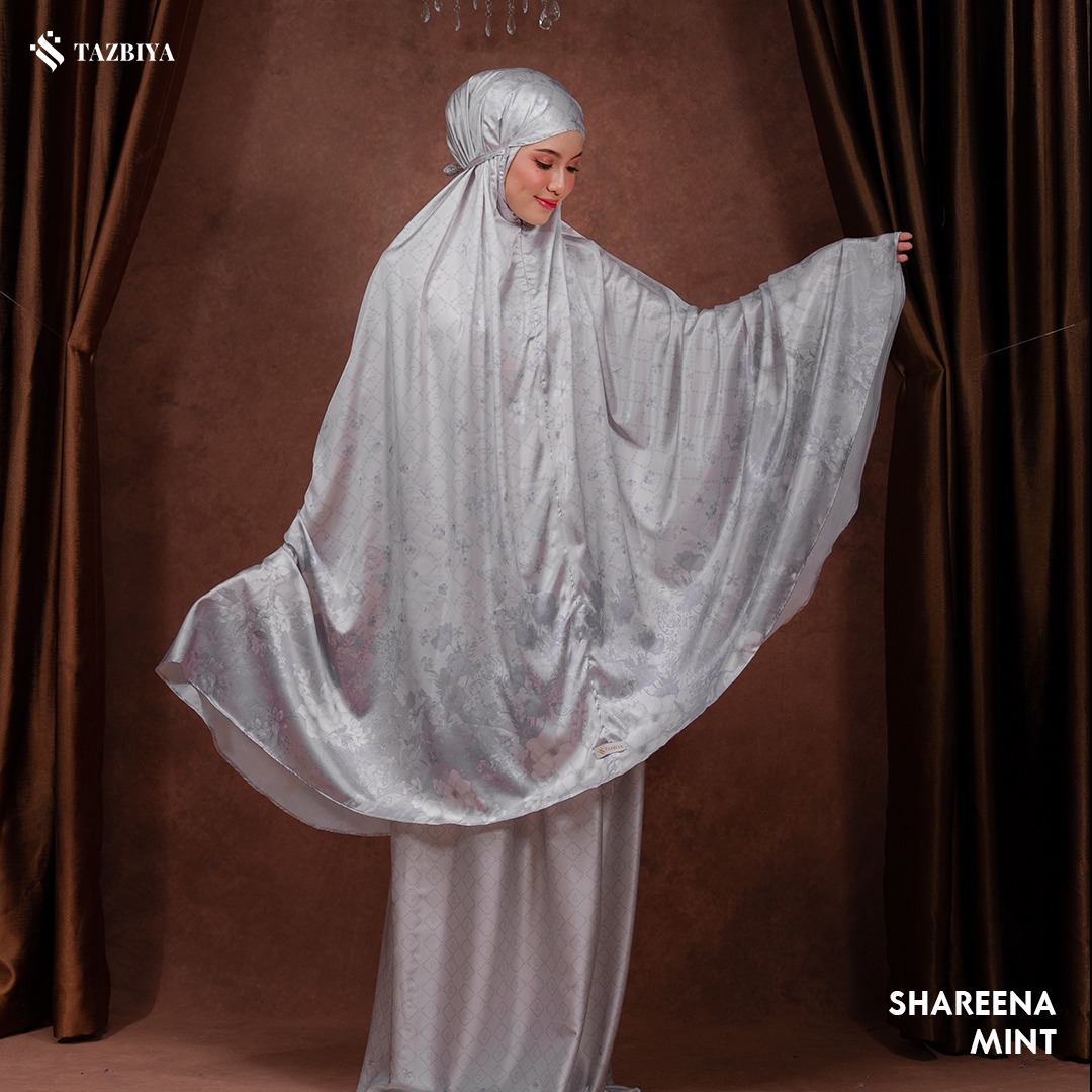 TAZBIYA MUKENA SILK PREMIUM SHAREENA SERIES ALLSIZE