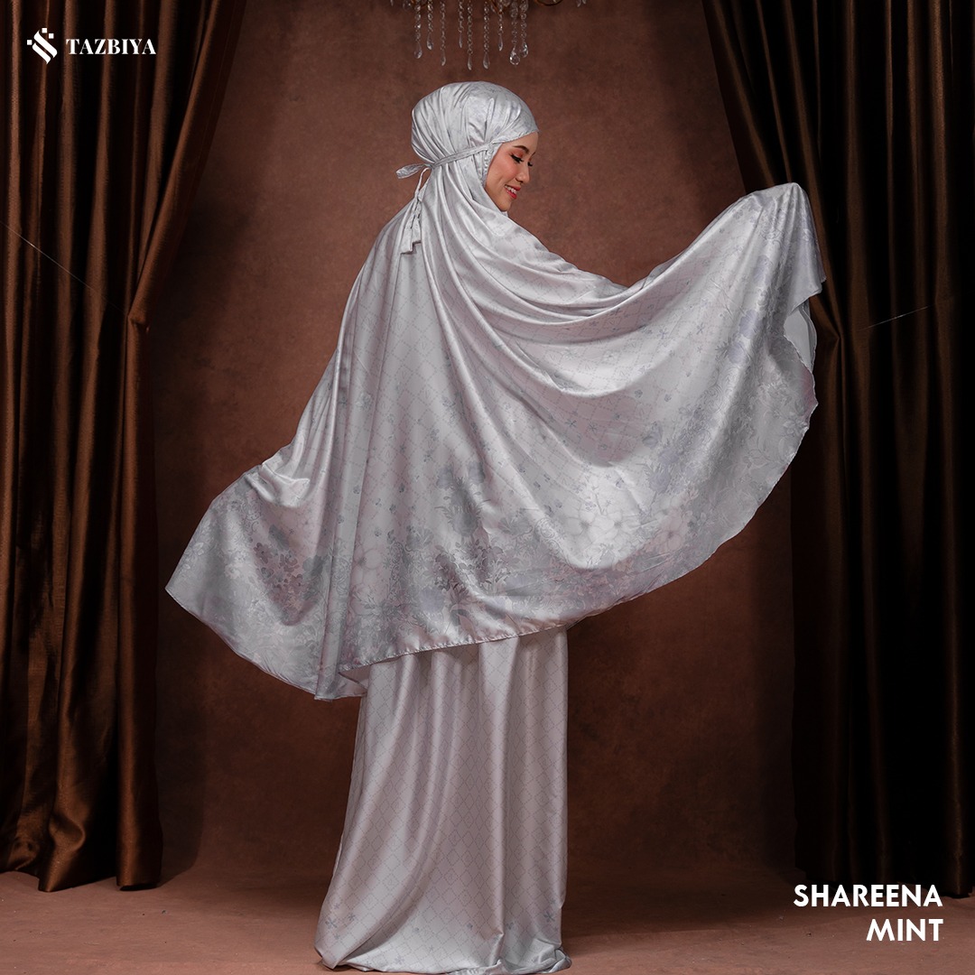 TAZBIYA MUKENA SILK PREMIUM SHAREENA SERIES ALLSIZE