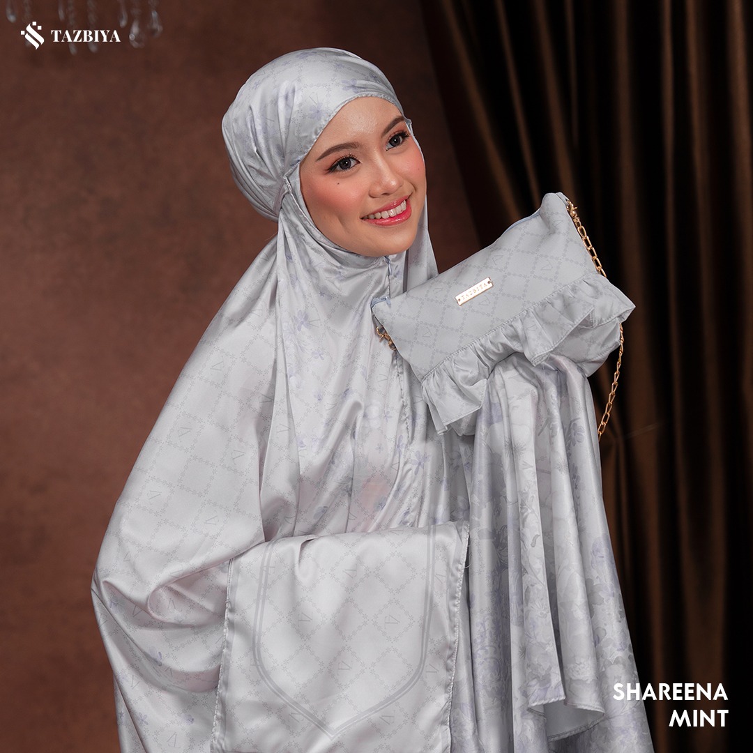TAZBIYA MUKENA SILK PREMIUM SHAREENA SERIES ALLSIZE