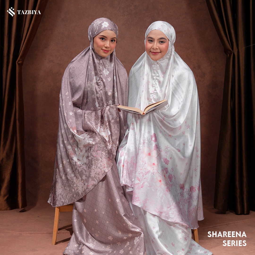 TAZBIYA MUKENA SILK PREMIUM SHAREENA SERIES ALLSIZE