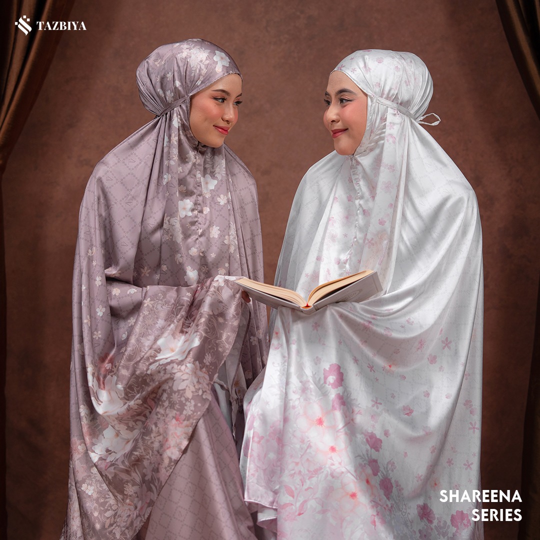 TAZBIYA MUKENA SILK PREMIUM SHAREENA SERIES ALLSIZE