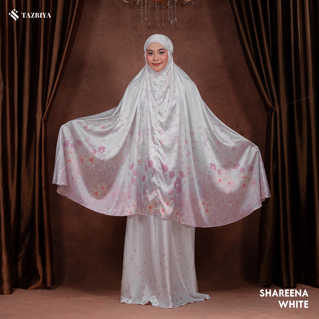 TAZBIYA MUKENA SILK PREMIUM SHAREENA SERIES ALLSIZE