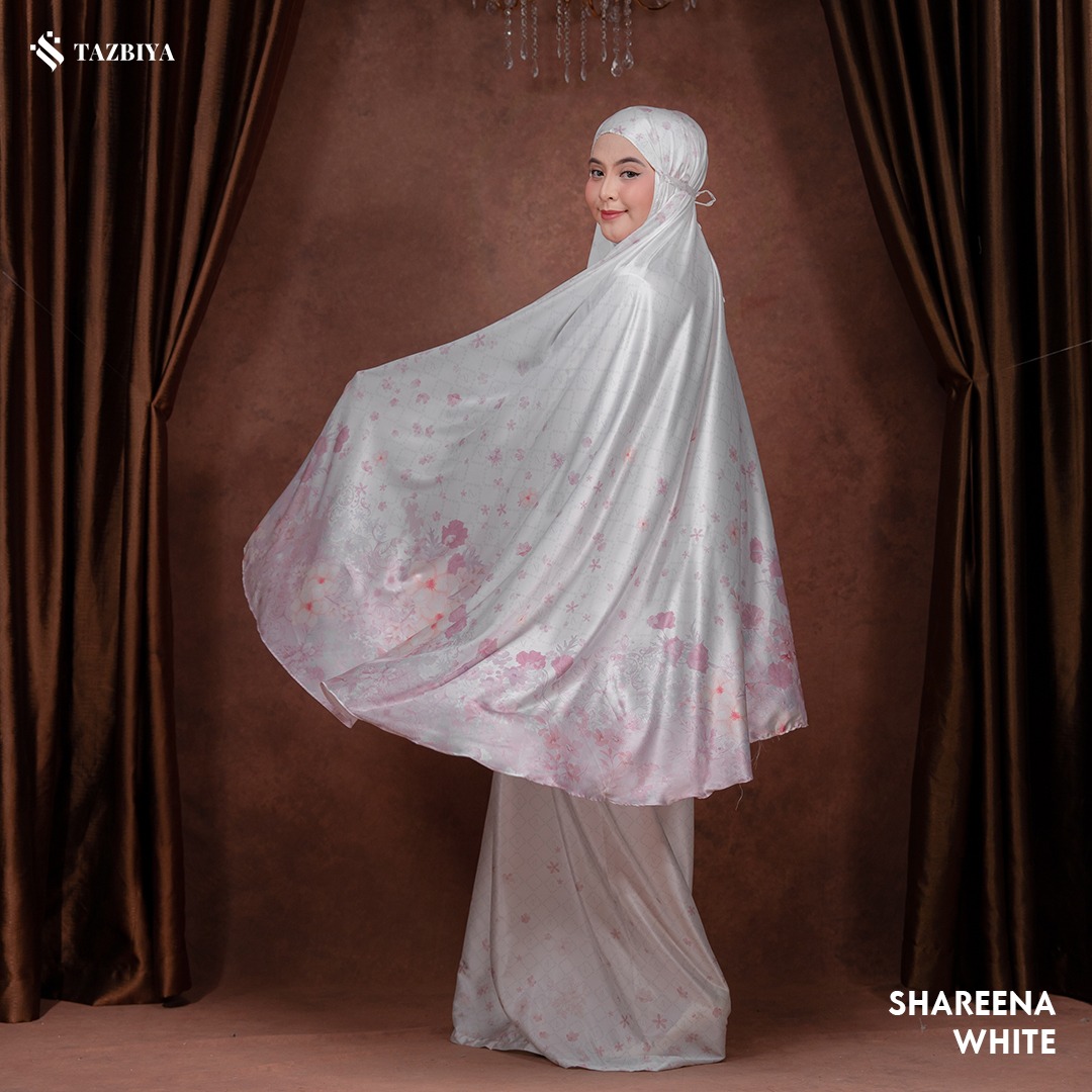 TAZBIYA MUKENA SILK PREMIUM SHAREENA SERIES ALLSIZE