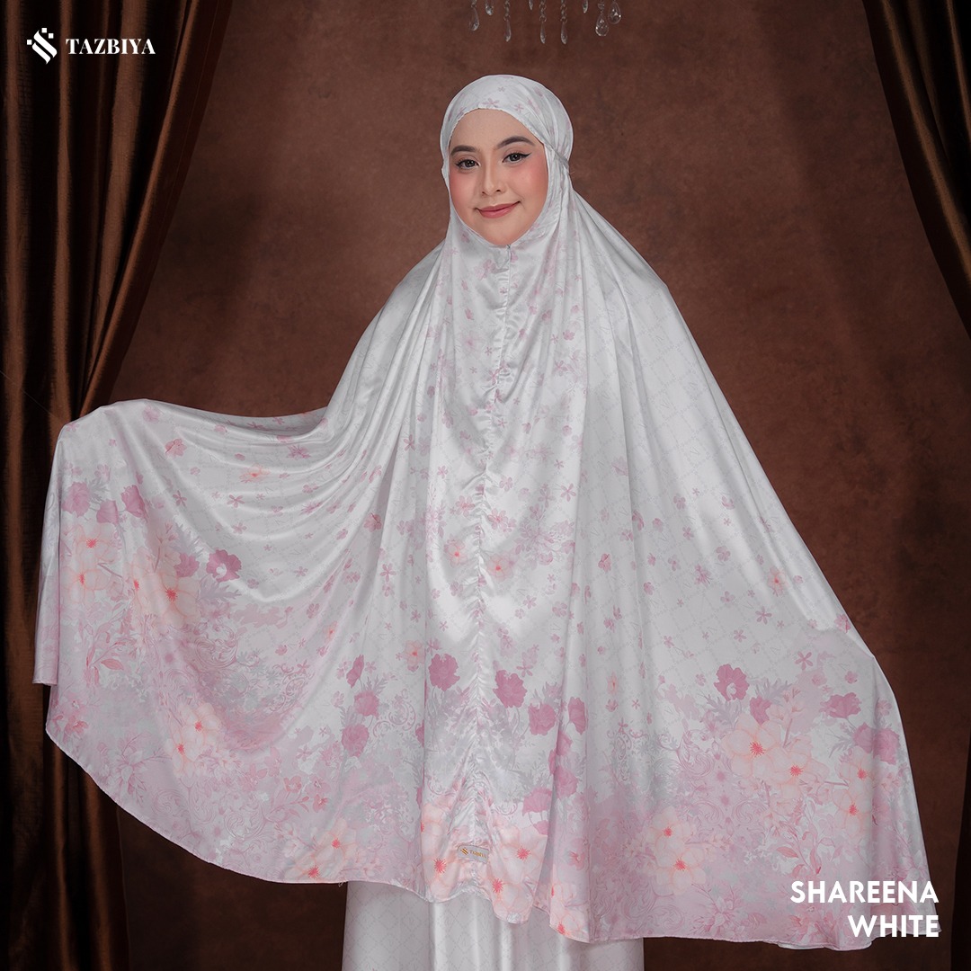 TAZBIYA MUKENA SILK PREMIUM SHAREENA SERIES ALLSIZE
