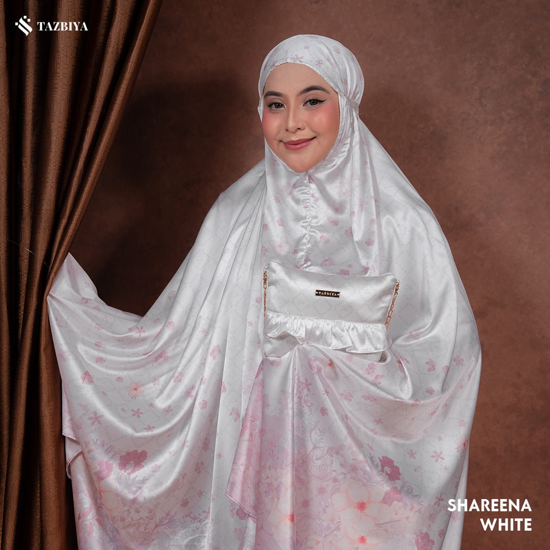 TAZBIYA MUKENA SILK PREMIUM SHAREENA SERIES ALLSIZE