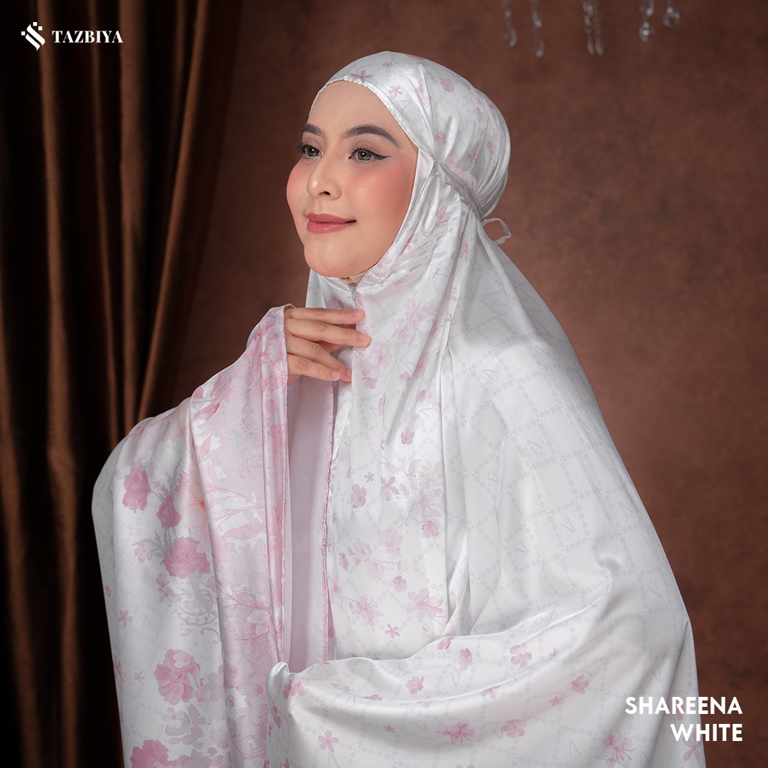 TAZBIYA MUKENA SILK PREMIUM SHAREENA SERIES ALLSIZE