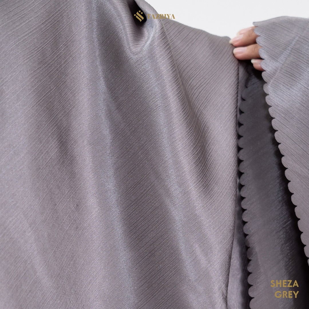 MUKENA TAZBIYA PREMIUM SILK SHEZA SERIES ALLSIZE | LASER CUT