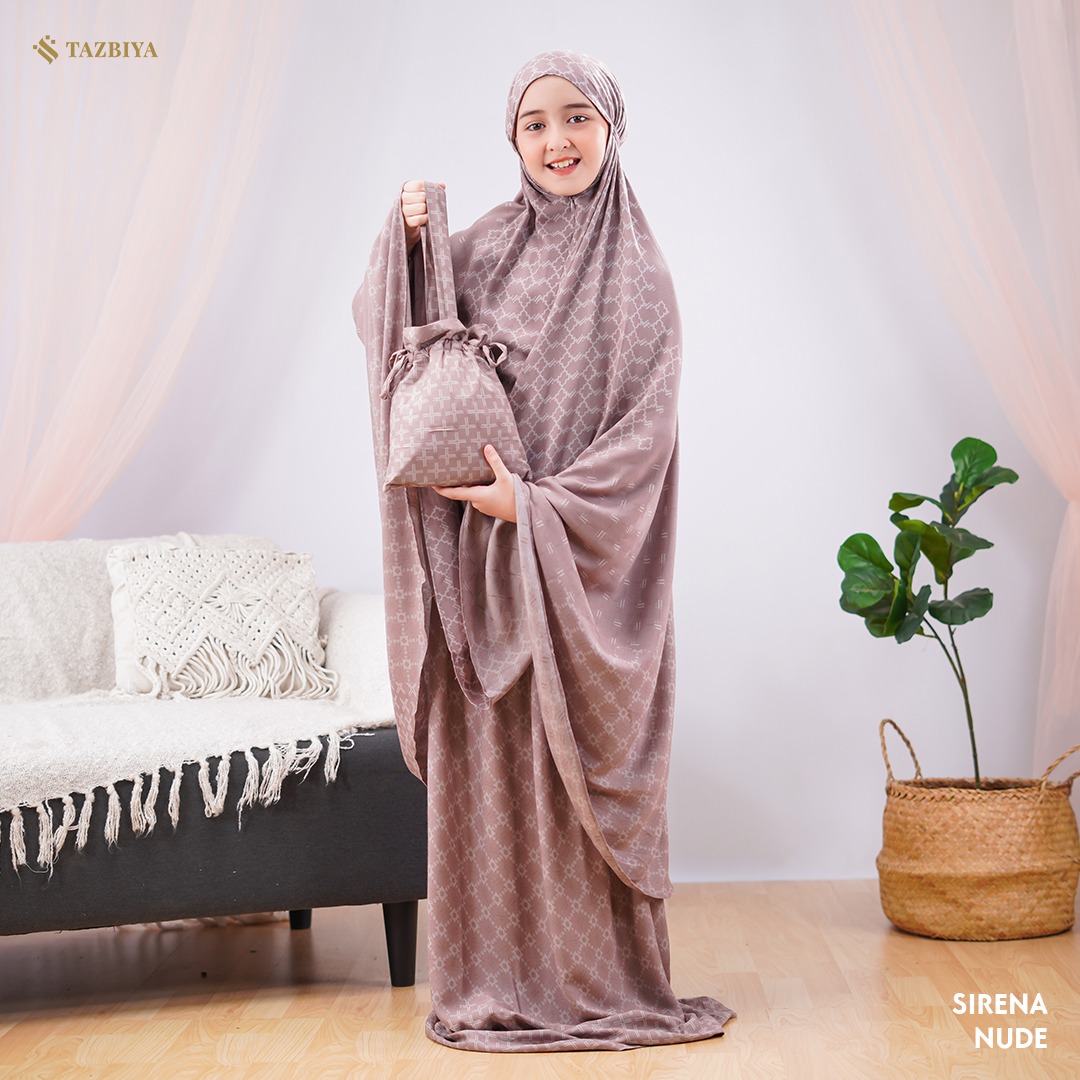 TAZBIYA MUKENA ANAK RAYON SERIES I Mukena Anak Motif TK SD SMP | Mukena Anak 4-14 Tahun