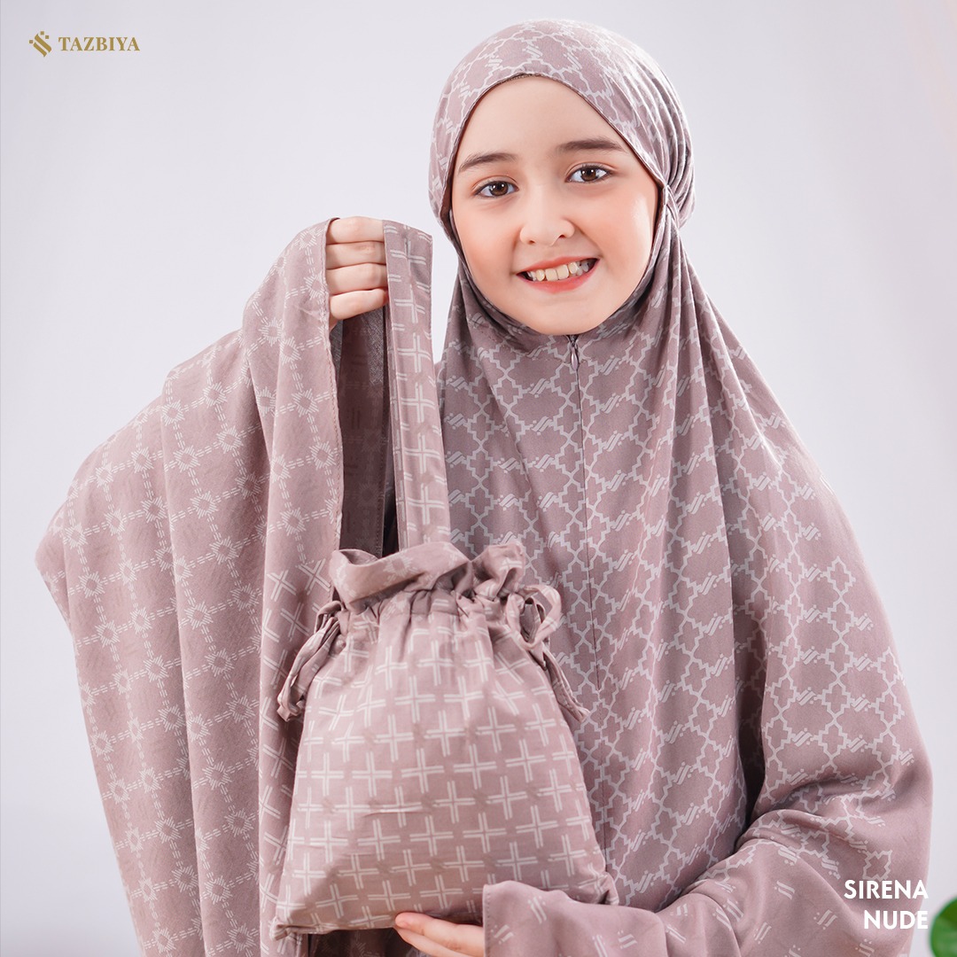TAZBIYA MUKENA ANAK RAYON SERIES I Mukena Anak Motif TK SD SMP | Mukena Anak 4-14 Tahun