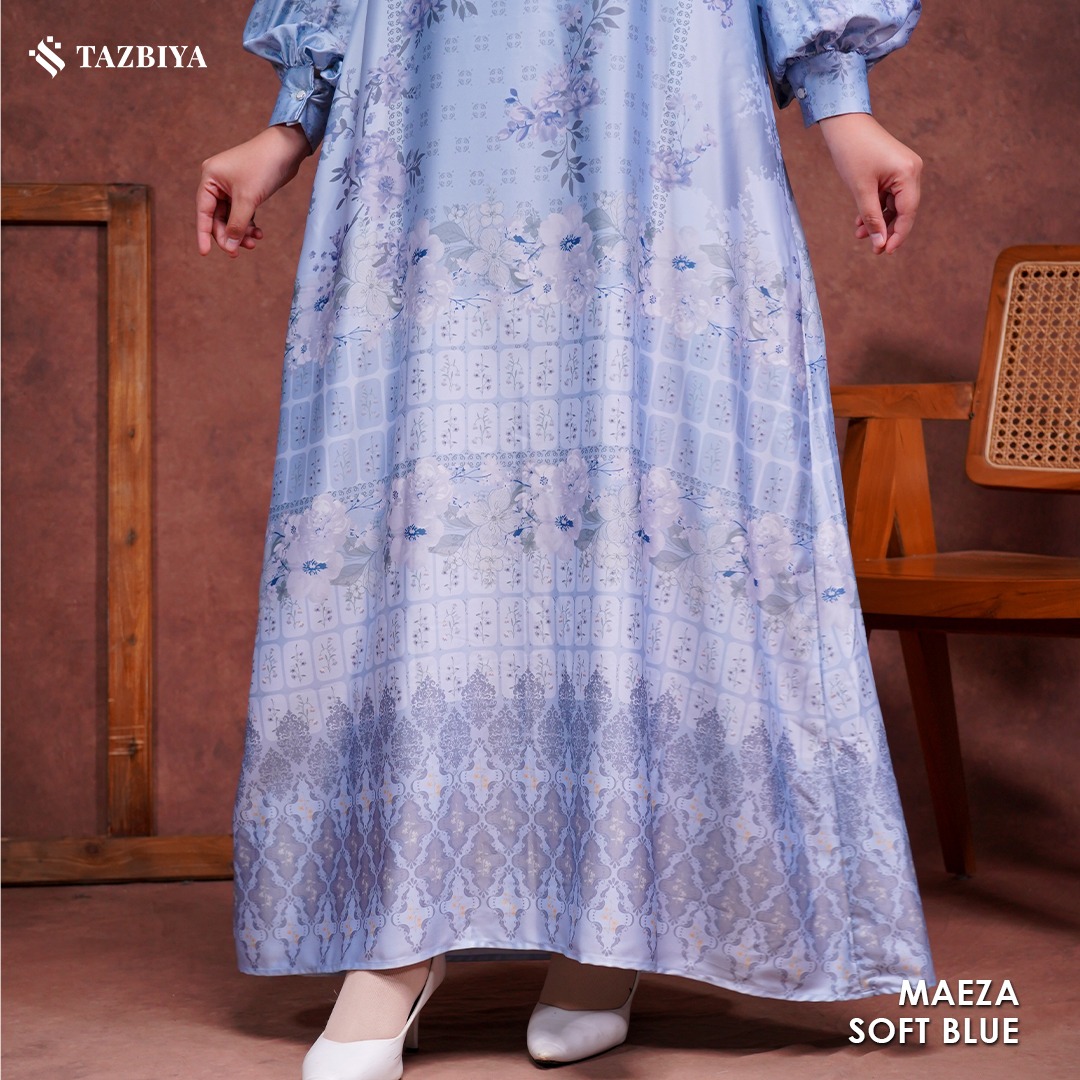 TAZBIYA MUSLIMWEAR GAMIS SILK PREMIUM MAEZA SERIES