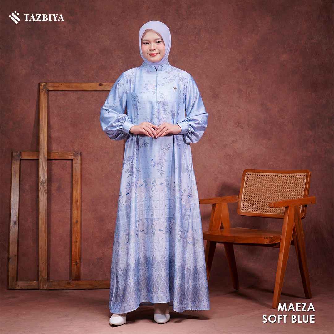 TAZBIYA MUSLIMWEAR GAMIS SILK PREMIUM MAEZA SERIES