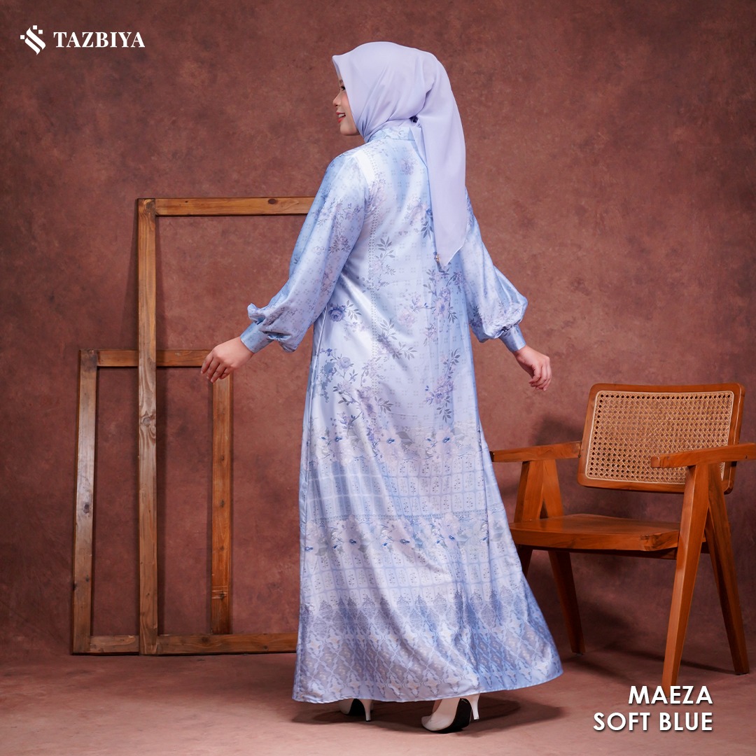 TAZBIYA MUSLIMWEAR GAMIS SILK PREMIUM MAEZA SERIES